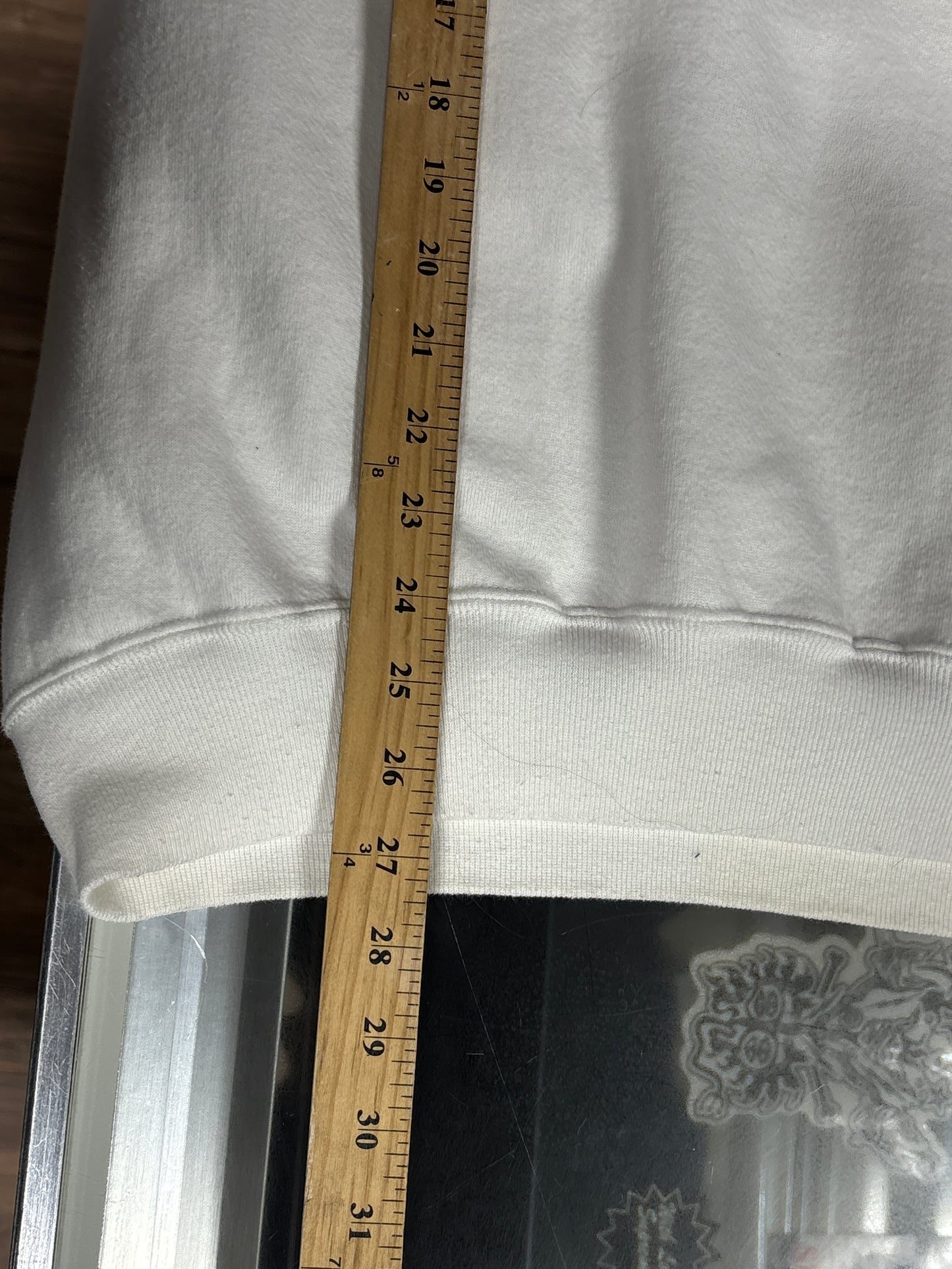 Vintage 90's Russell Athletic White Blank Crewneck Sweater Size XL