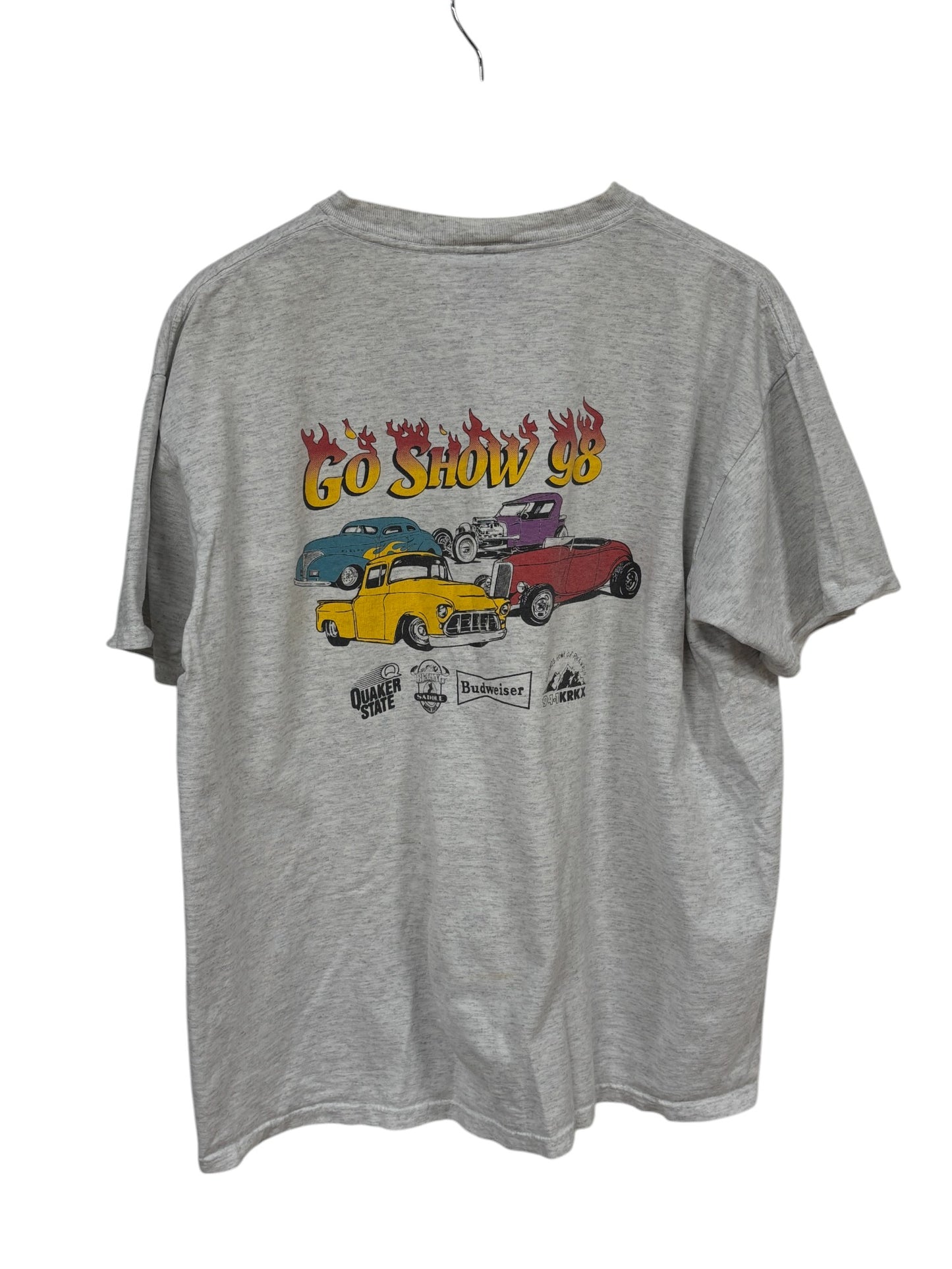 Vintage 1998 Billings Montana Classic Car Show Graphic Tee Size XL