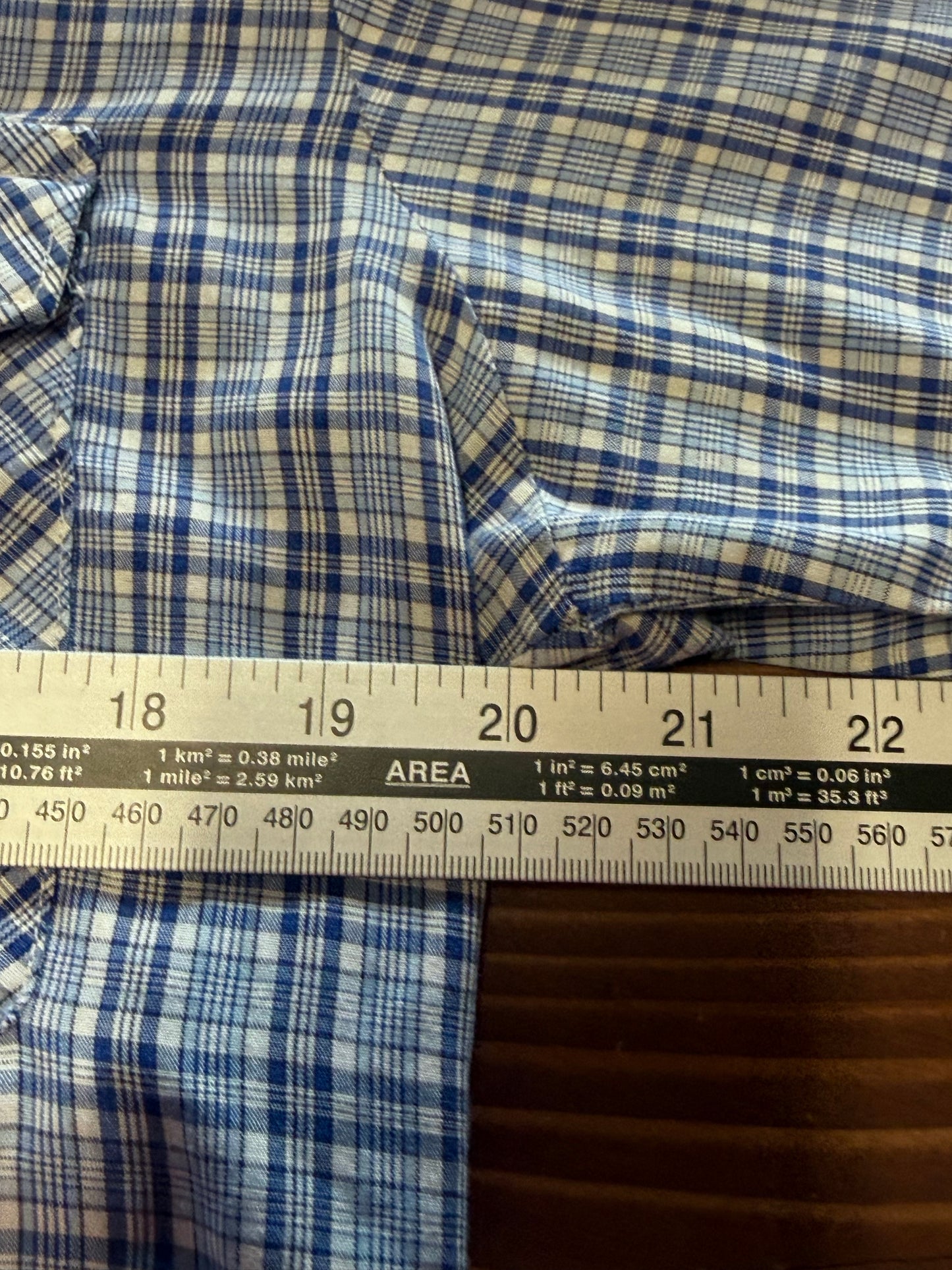 Vintage Rustler Western Pearl Snap Button Up Shirt Size Large