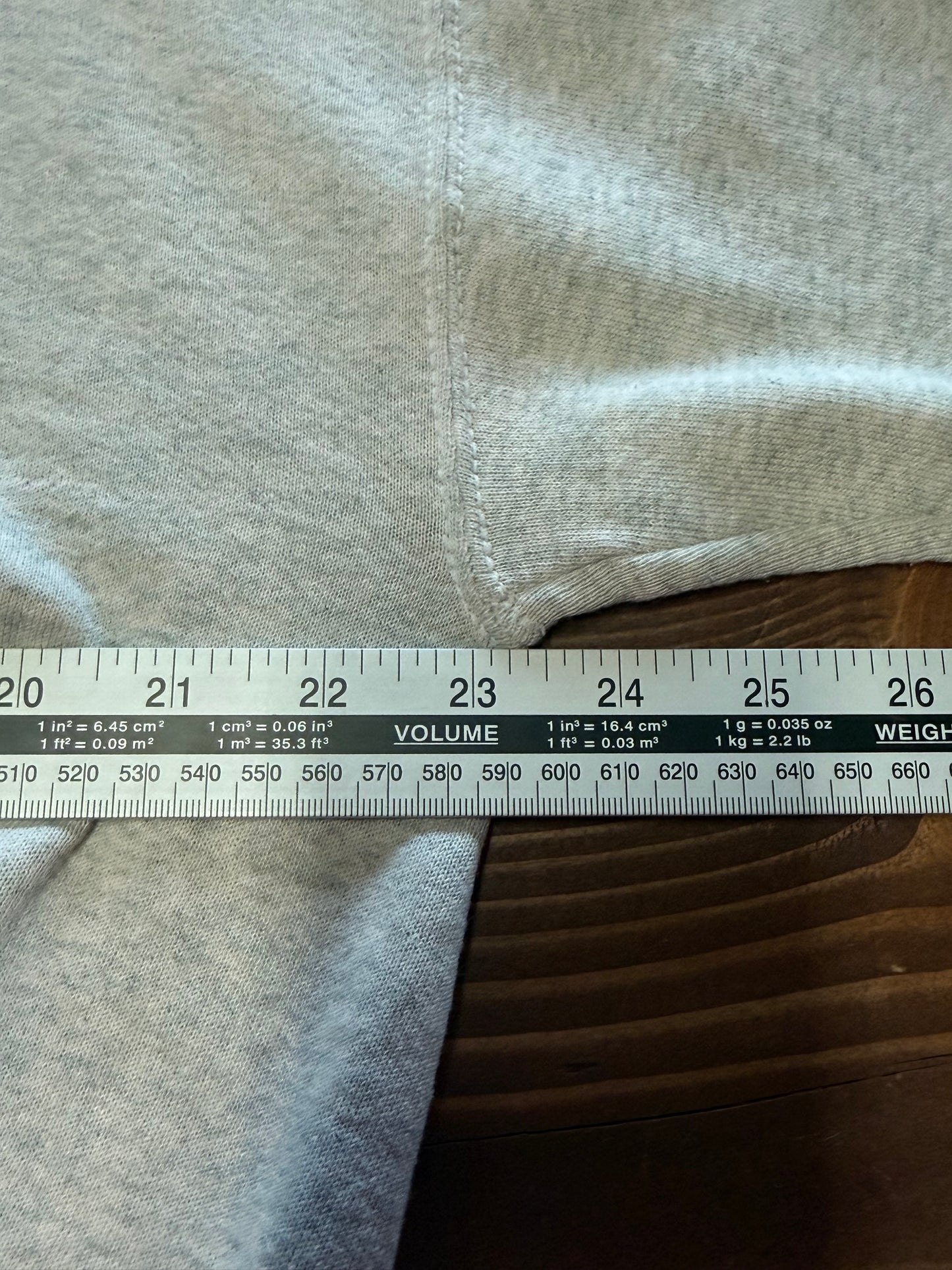 Vintage 90's Fruit of the Loom Grey Blank Crewneck Sweater Size Large