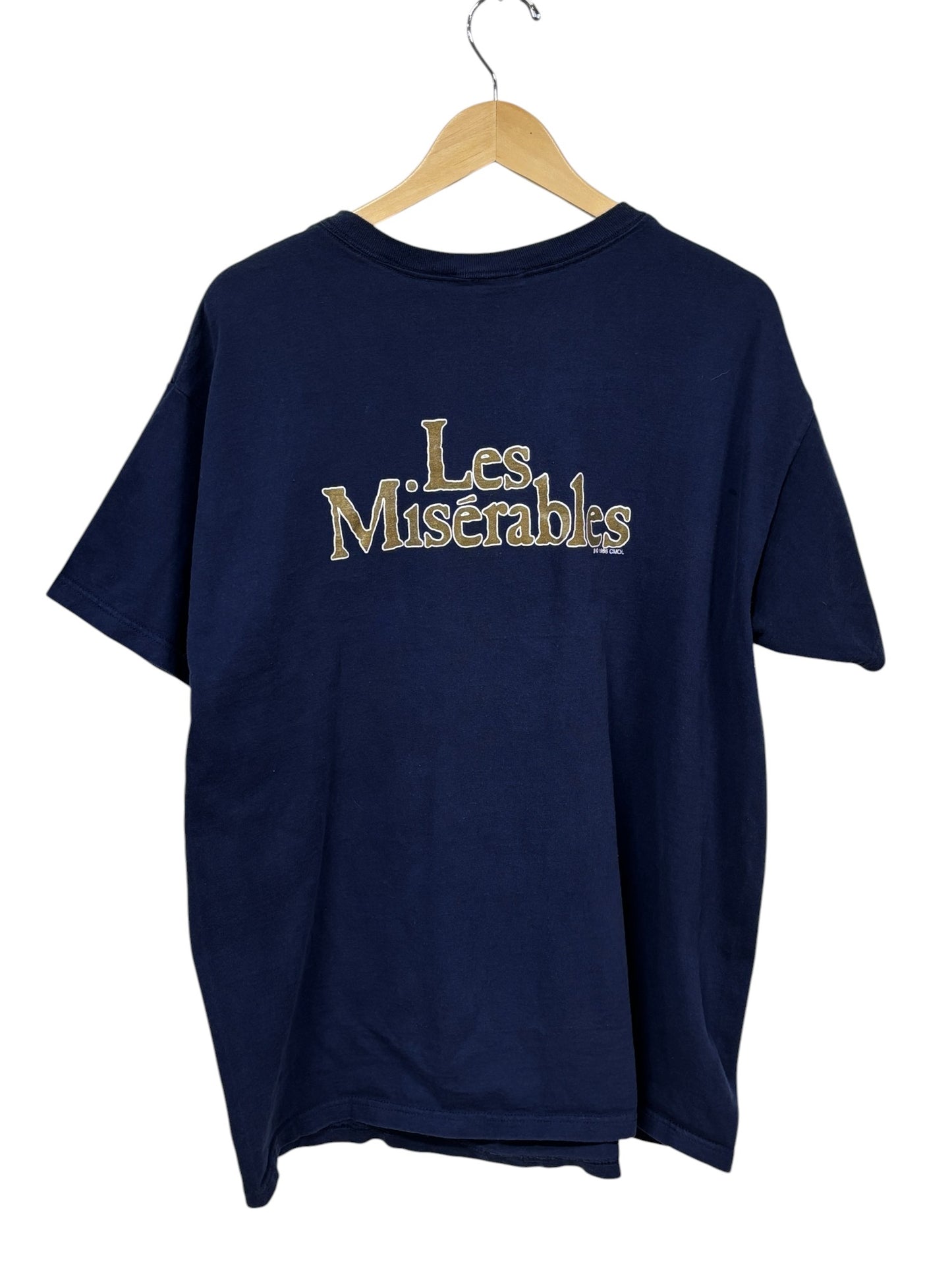 Vintage Les Misérables Broadway Play Graphic Tee Size XL