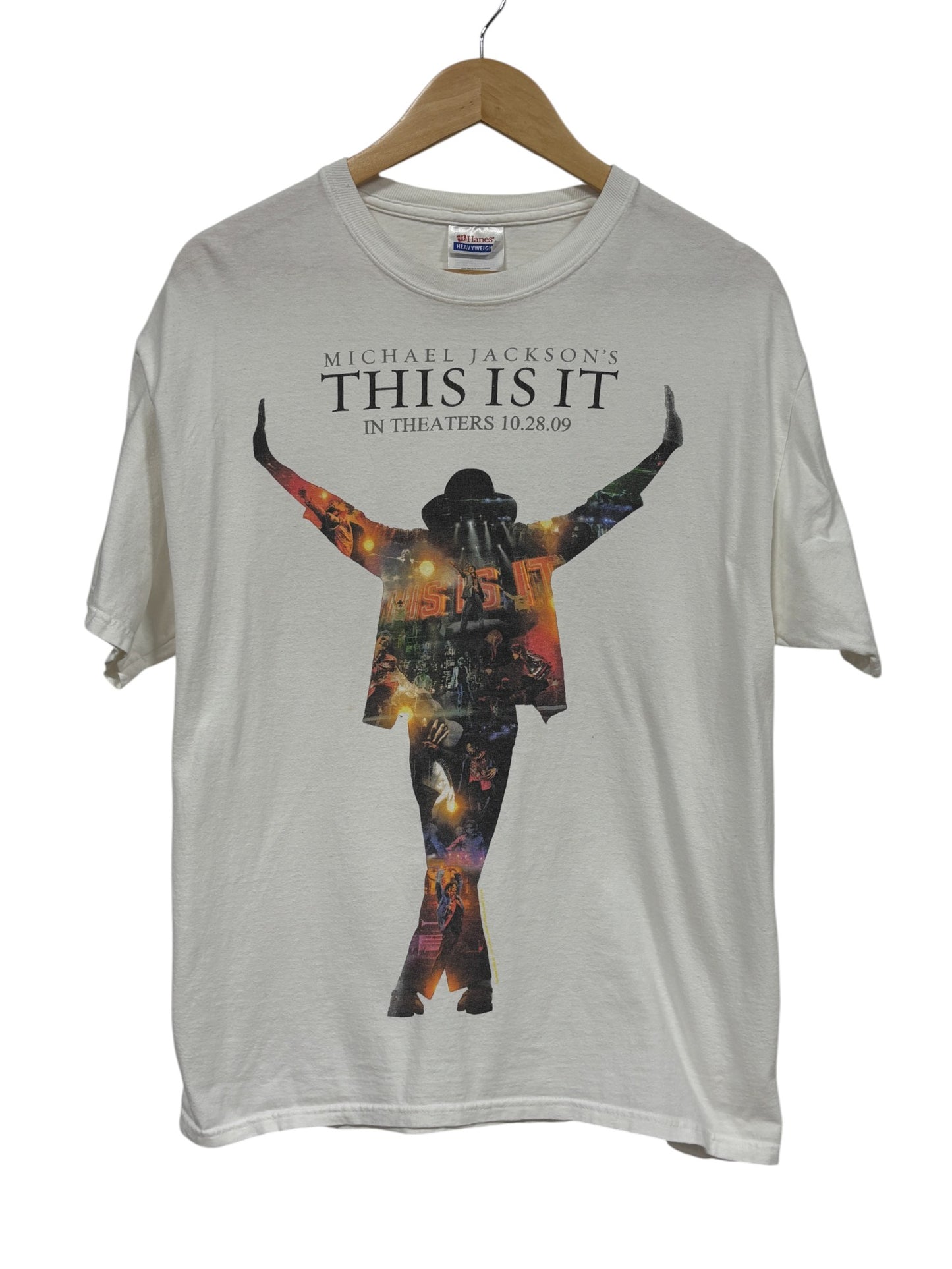 Michael Jackson This Is It Music Promo Graphic Tee Size Large