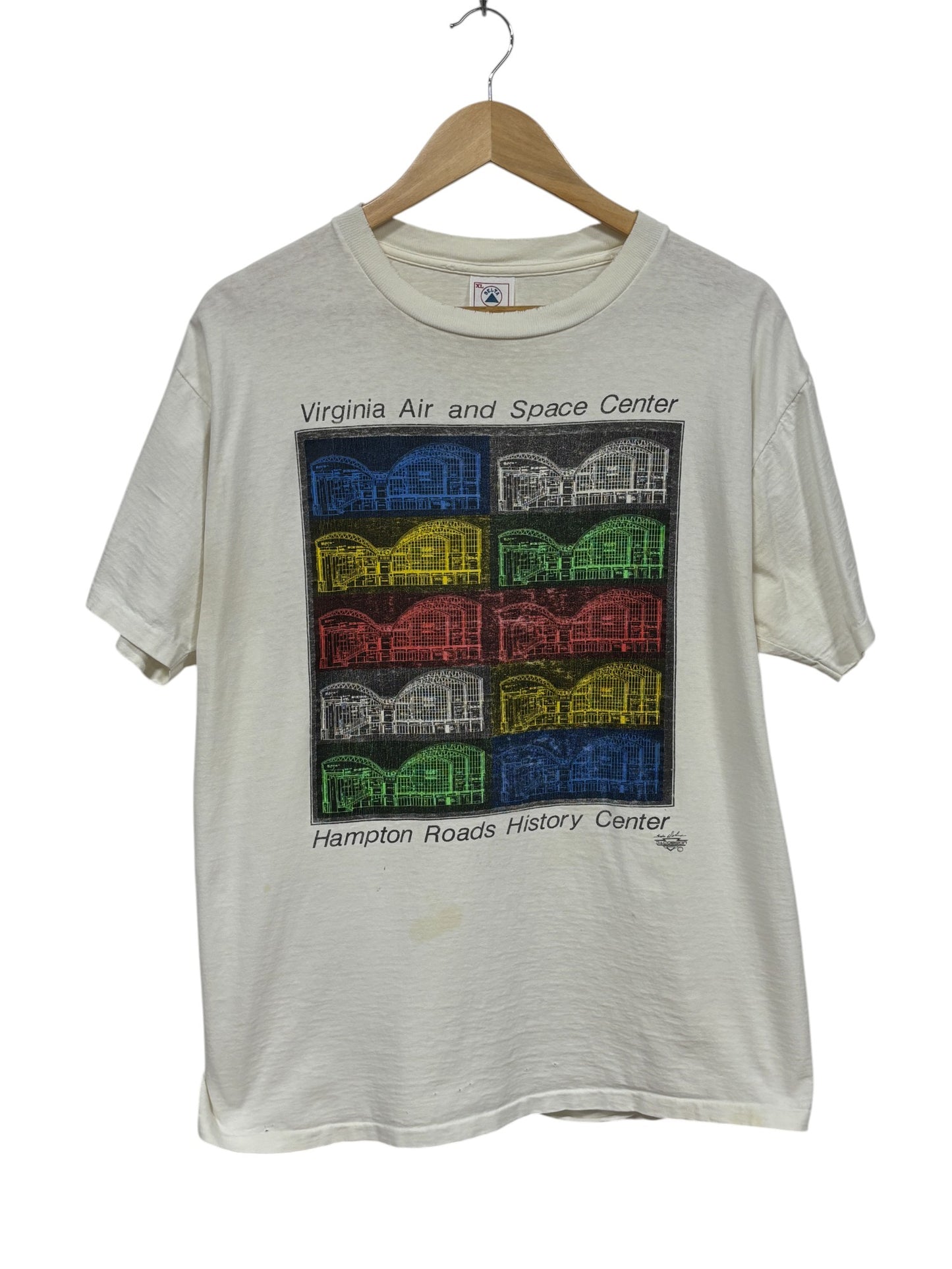 Vintage 90's Virginia Air and Space Center Graphic Tee Size XL
