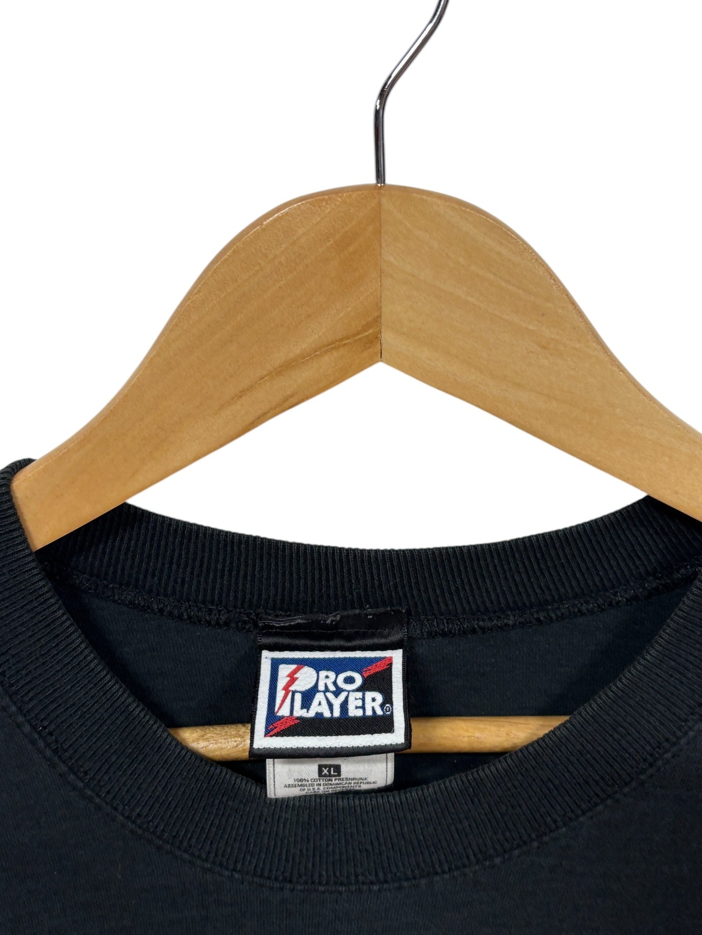 Vintage Pro Player Pittsburgh Steelers Big Print NFL Graphic Tee Size XL