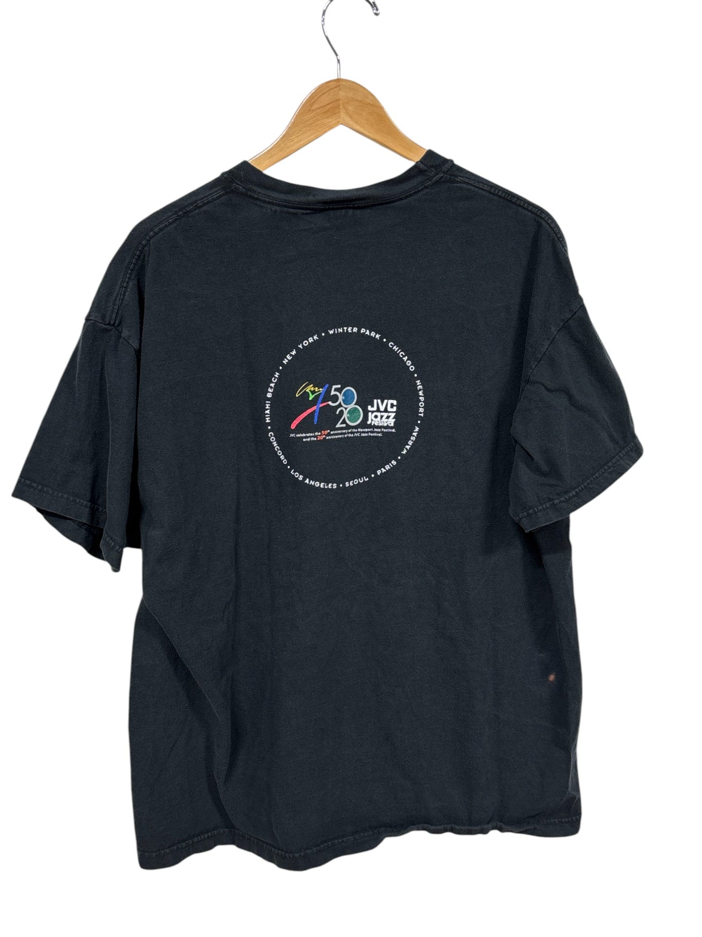 Vintage 00's JVC Jazz Festival Music Graphic Tee Size XL