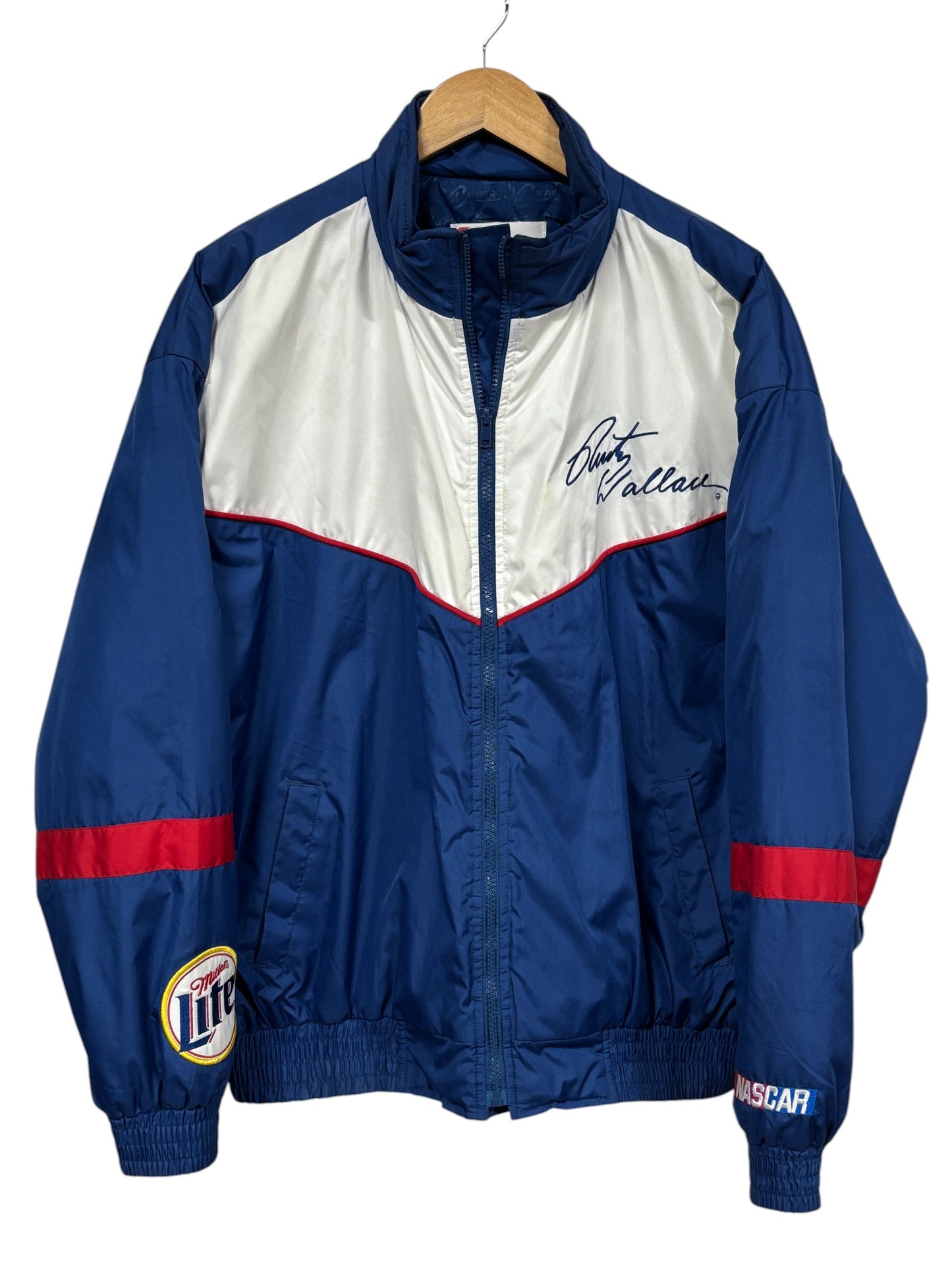 Vintage 00's Chase Authentics Rusty Wallace NASCAR Racing Jacket Size Medium