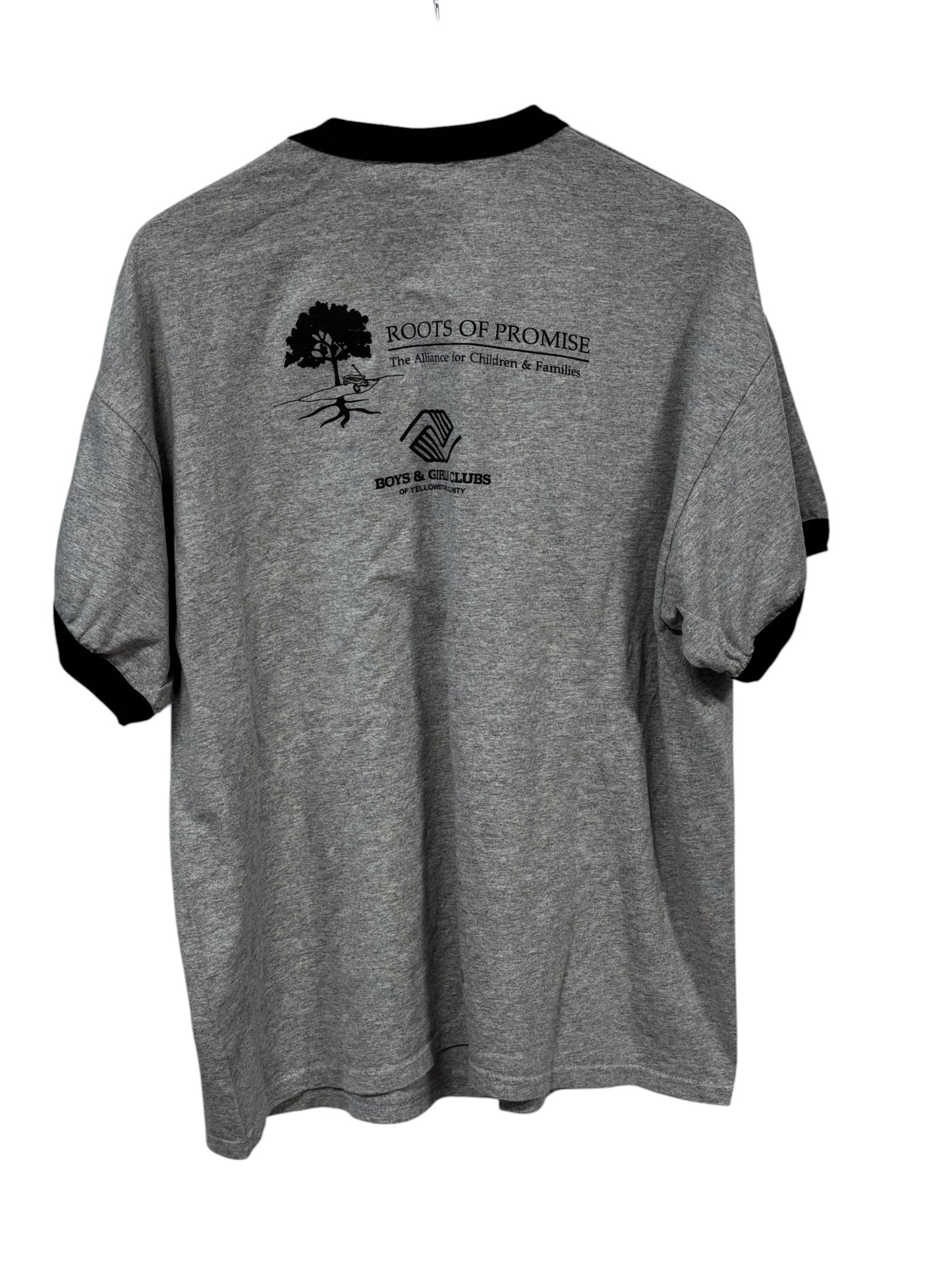 Vintage 00's March Against Drugs and Violence Ringer Graphic Tee Size XL
