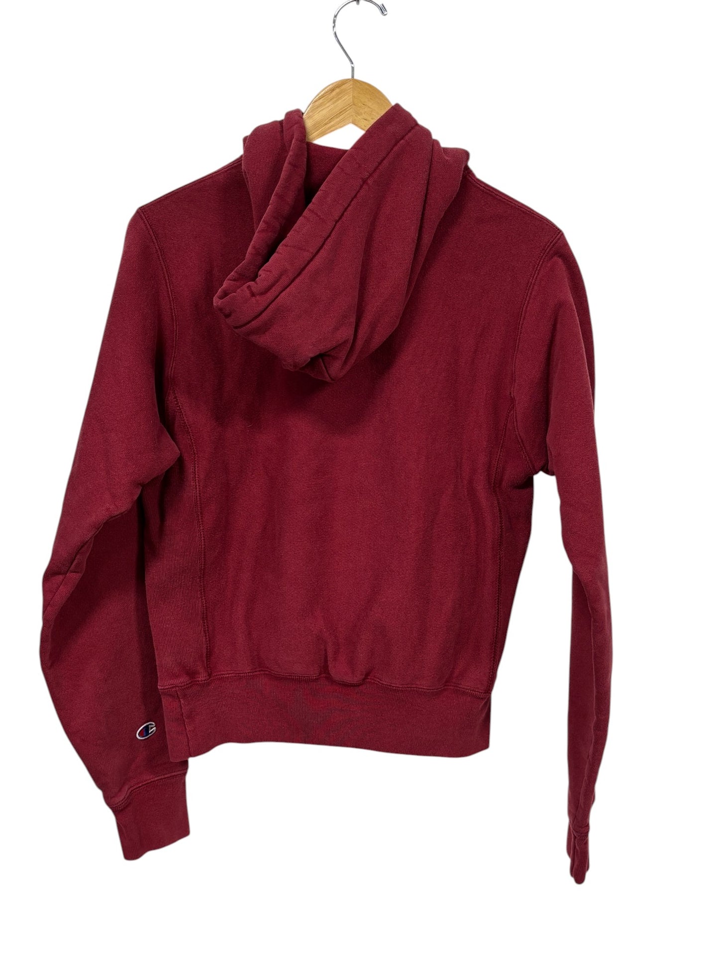 Champion Reverse Weave Maroon Pullover Hoodie Size XS