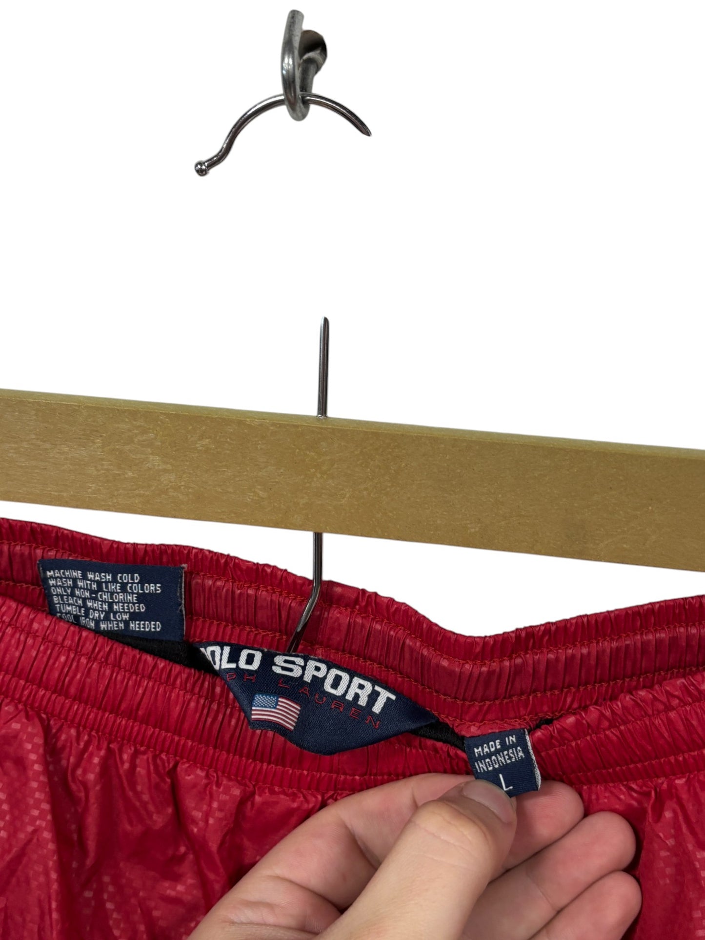 Vintage 90's Polo Sport RLX Red Shorts Size Large (32-34)