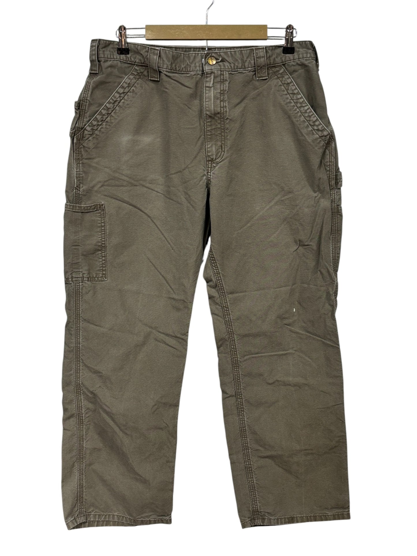 Carhartt Light Brown Dungaree Fit Cargo Pants Size 36x30