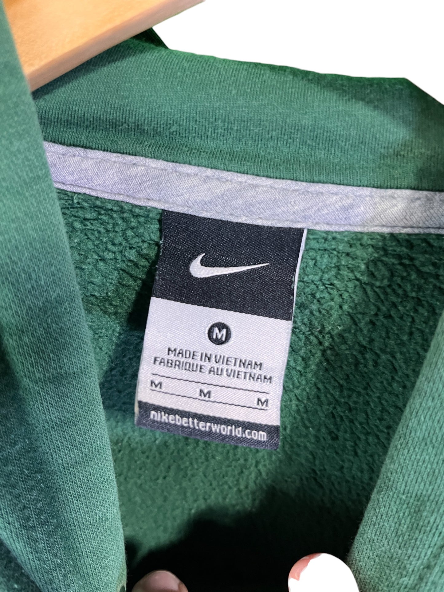 Vintage 00's Nike Center Swoosh Tree Graphic Hoodie Size Medium