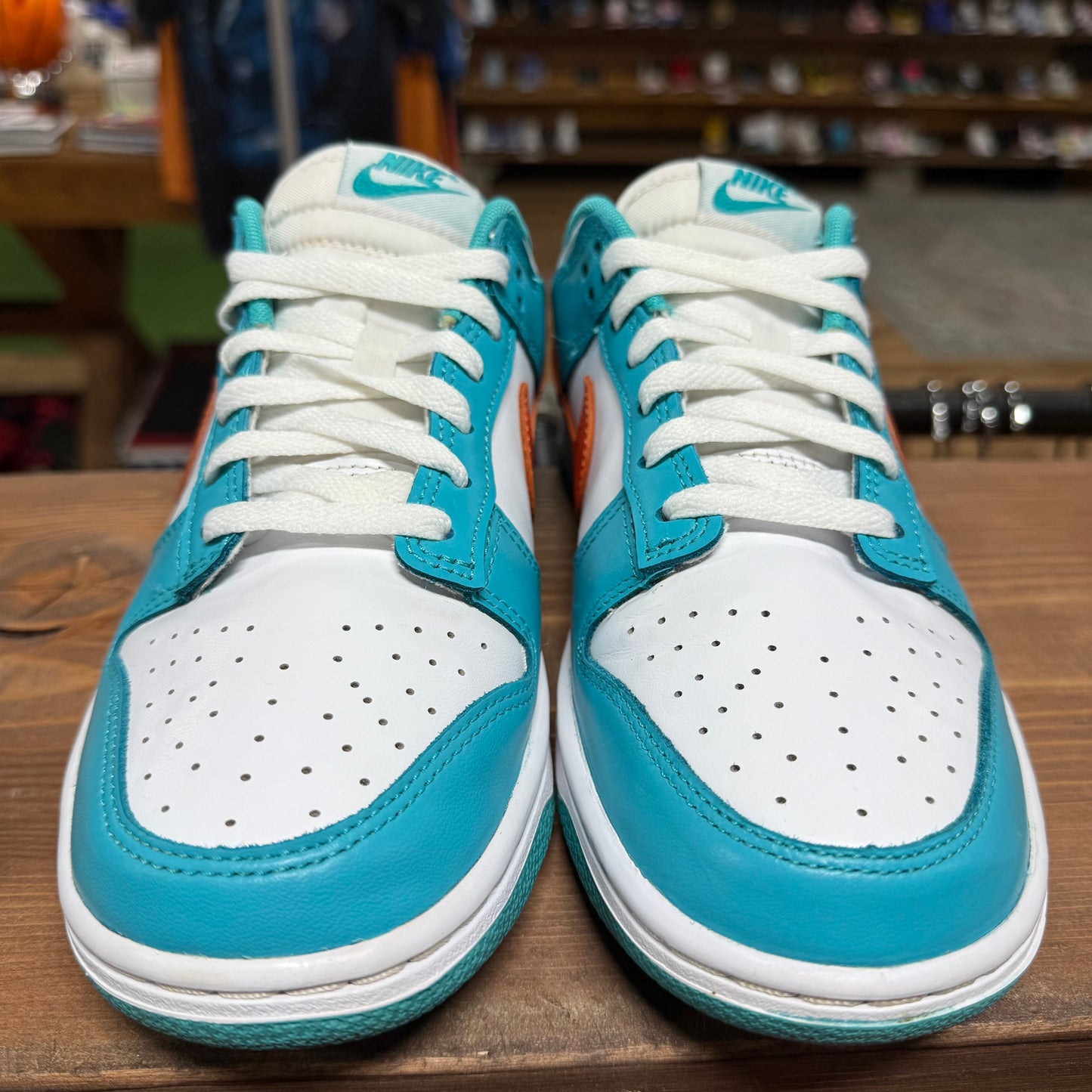 Nike Dunk Low 'Miami Dolphins' Size 8