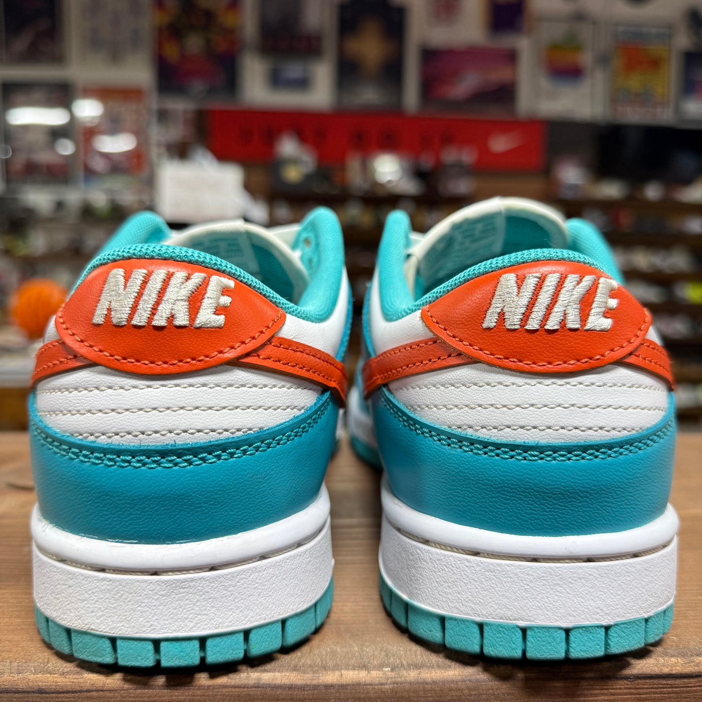 Nike Dunk Low 'Miami Dolphins' Size 8