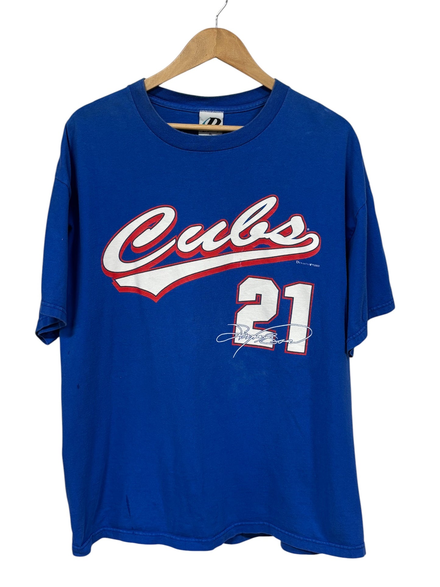 Vintage Y2K Chicago Cubs Sammy Sosa Baseball Tee Size XL
