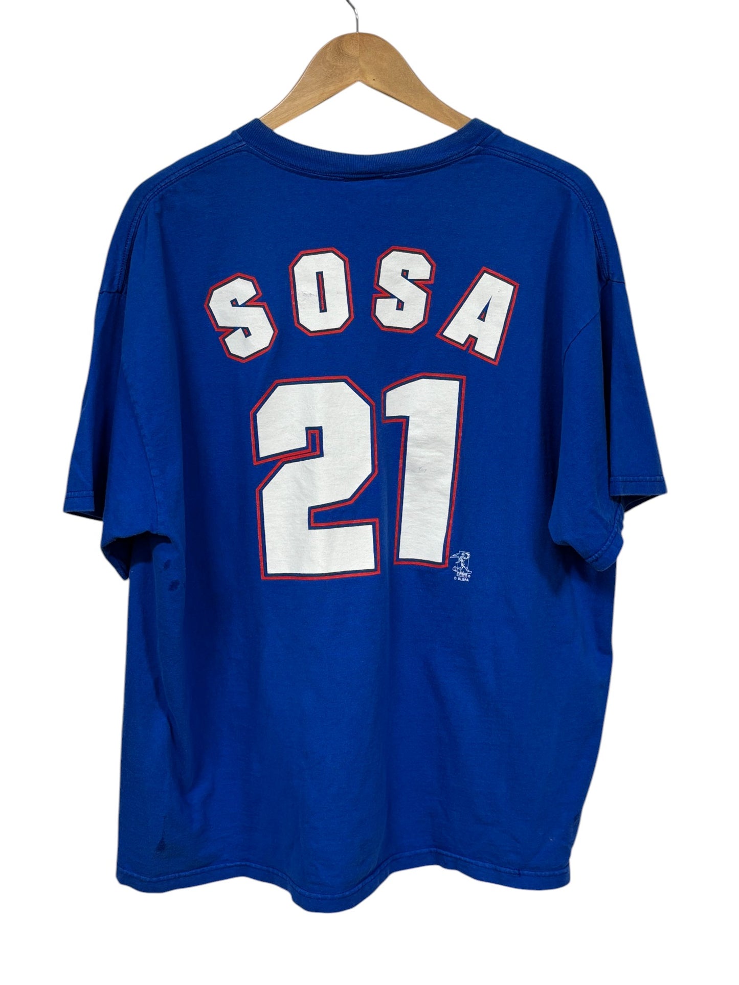 Vintage Y2K Chicago Cubs Sammy Sosa Baseball Tee Size XL