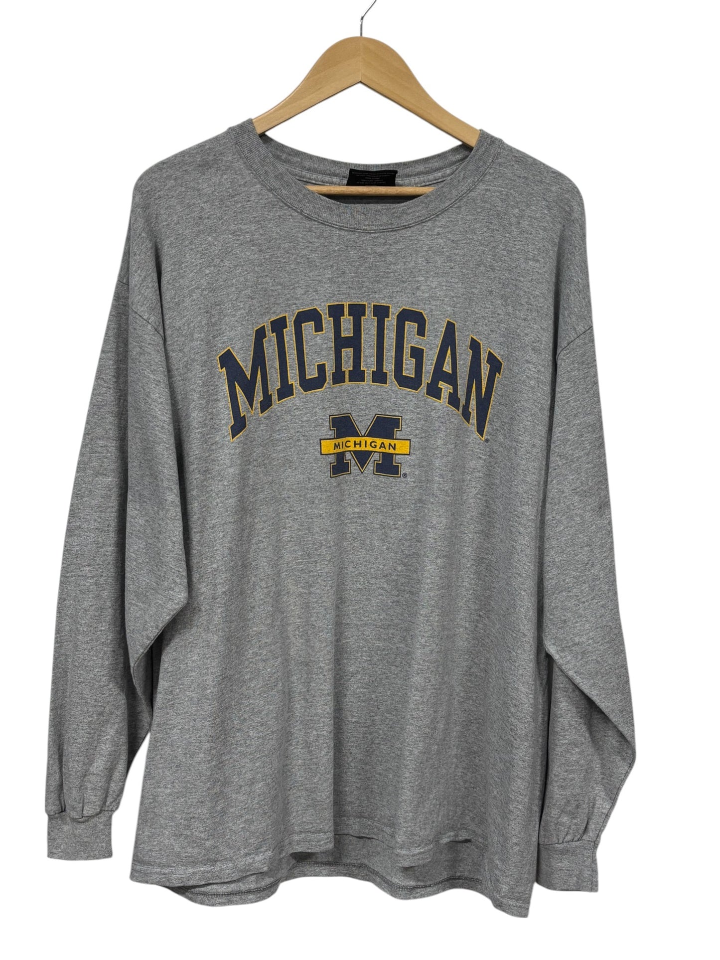 Vintage University of Michigan Wolverines Long Sleeve Collegiate Shirt Size XXL