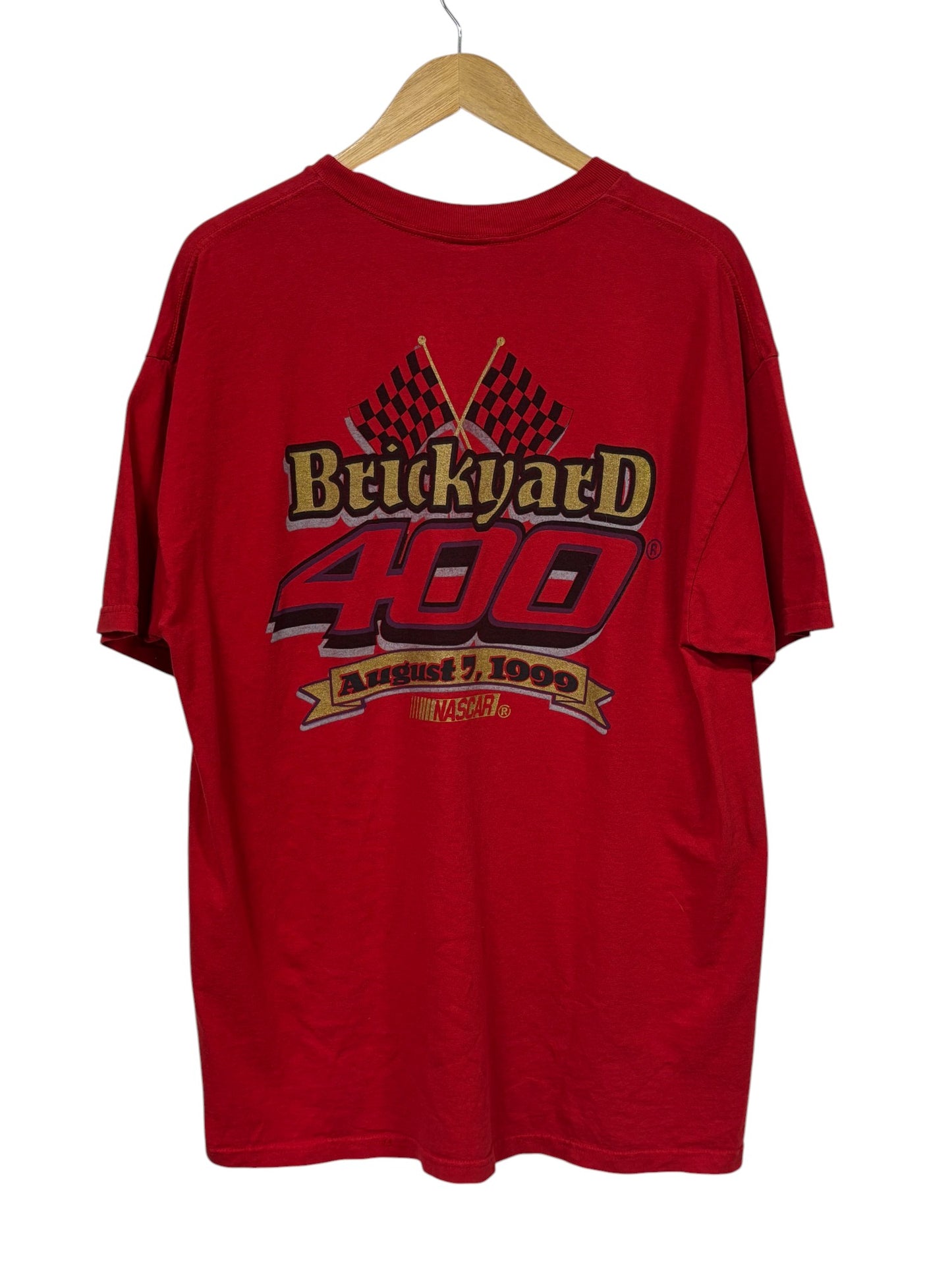 Vintage 1999 Brickyard 400 NASCAR Racing Graphic Tee Size XL