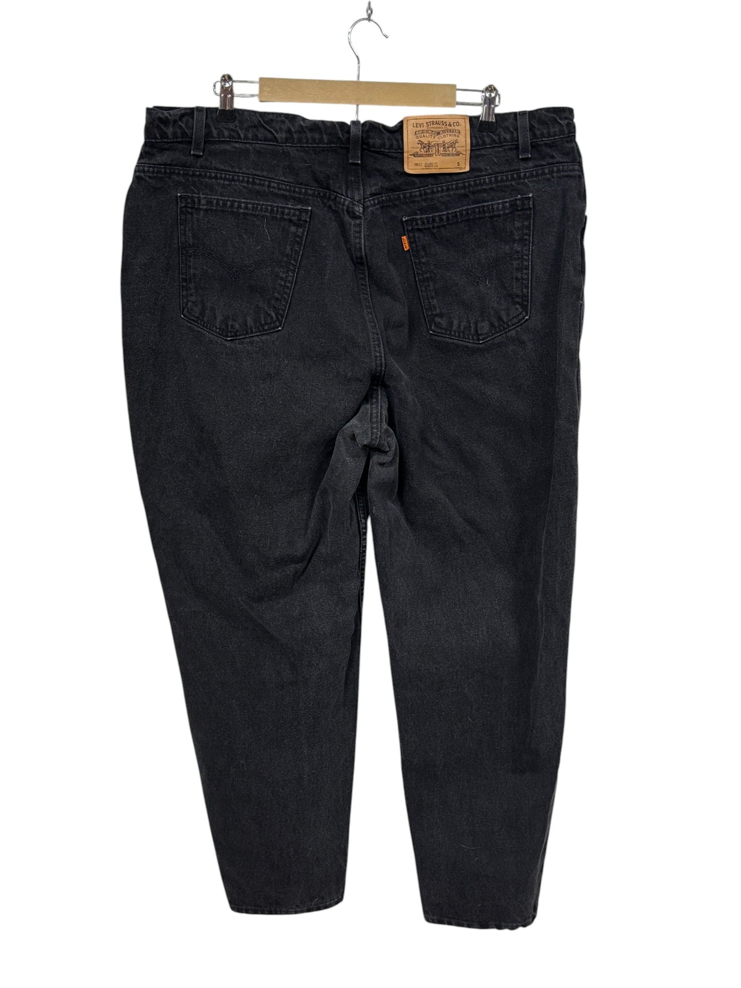 Vintage Levi's 950 Black Relaxed Fit Women's Jeans Size 40x27