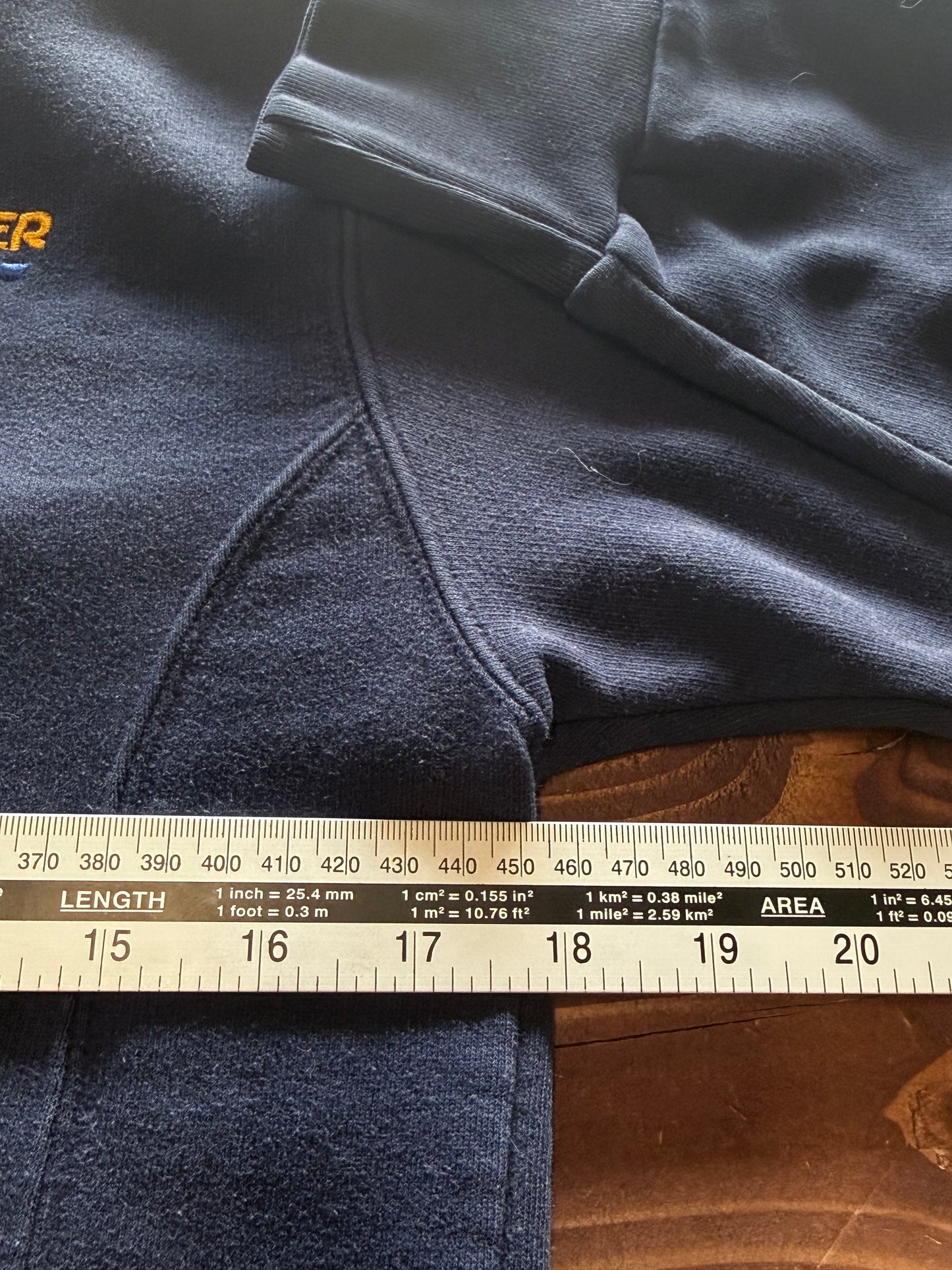 Vintage 90's Starter Small Logo Navy Blue Sweater Size Medium