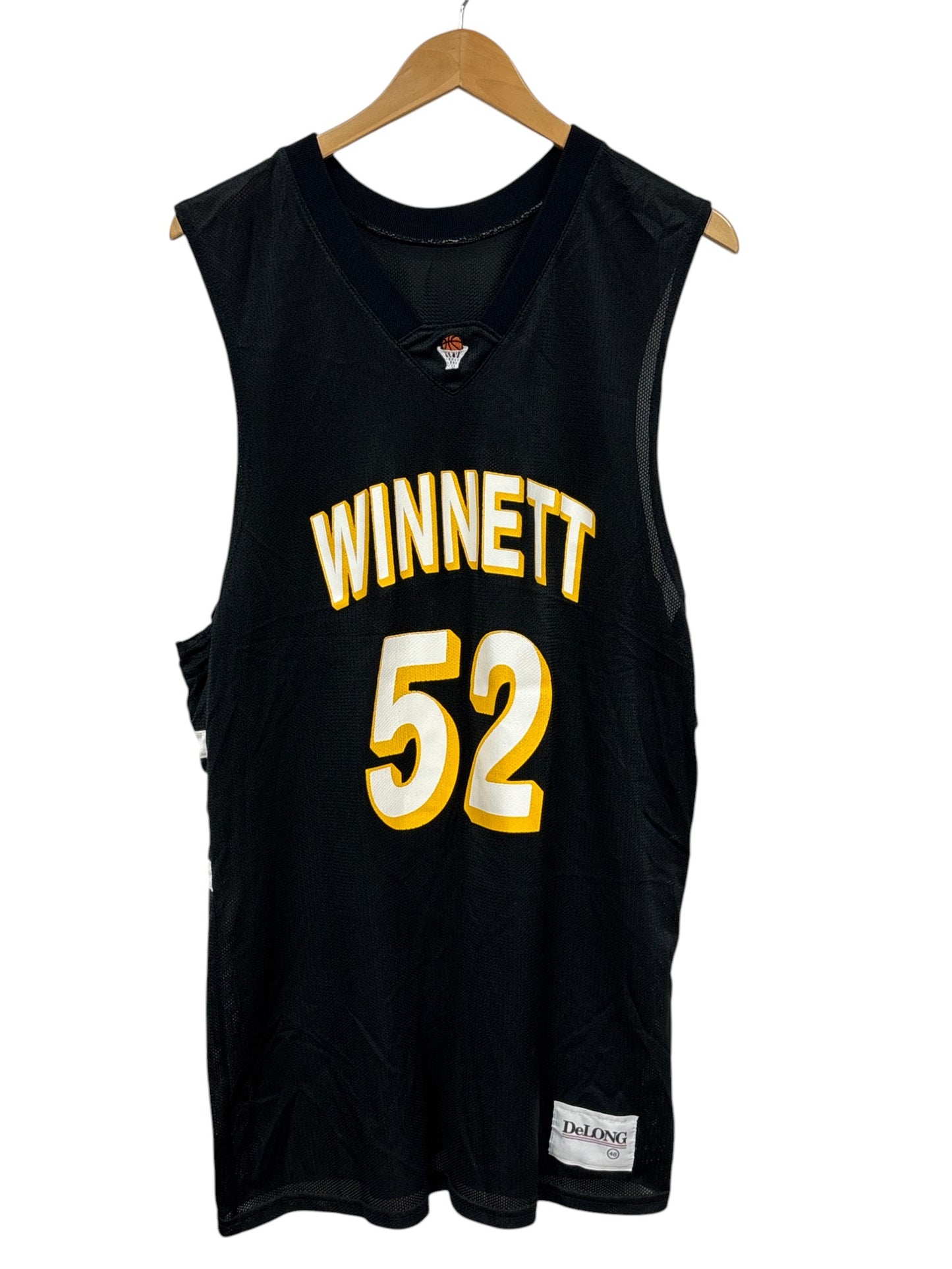 Vintage Winnett Montana Basketball Jersey #52 Size 48 XL