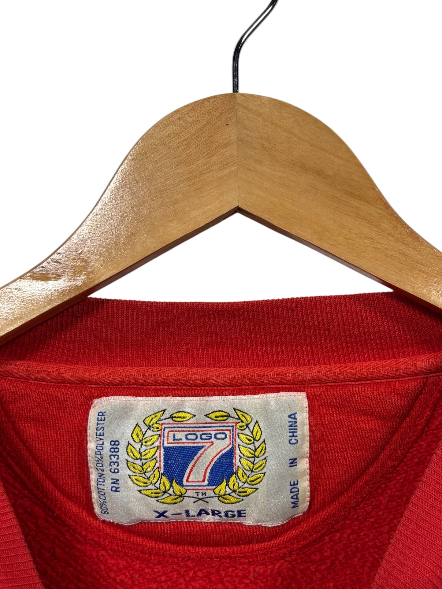 Vintage 90's Logo 7 San Francisco 49ers Embroidered Sweater Size XL