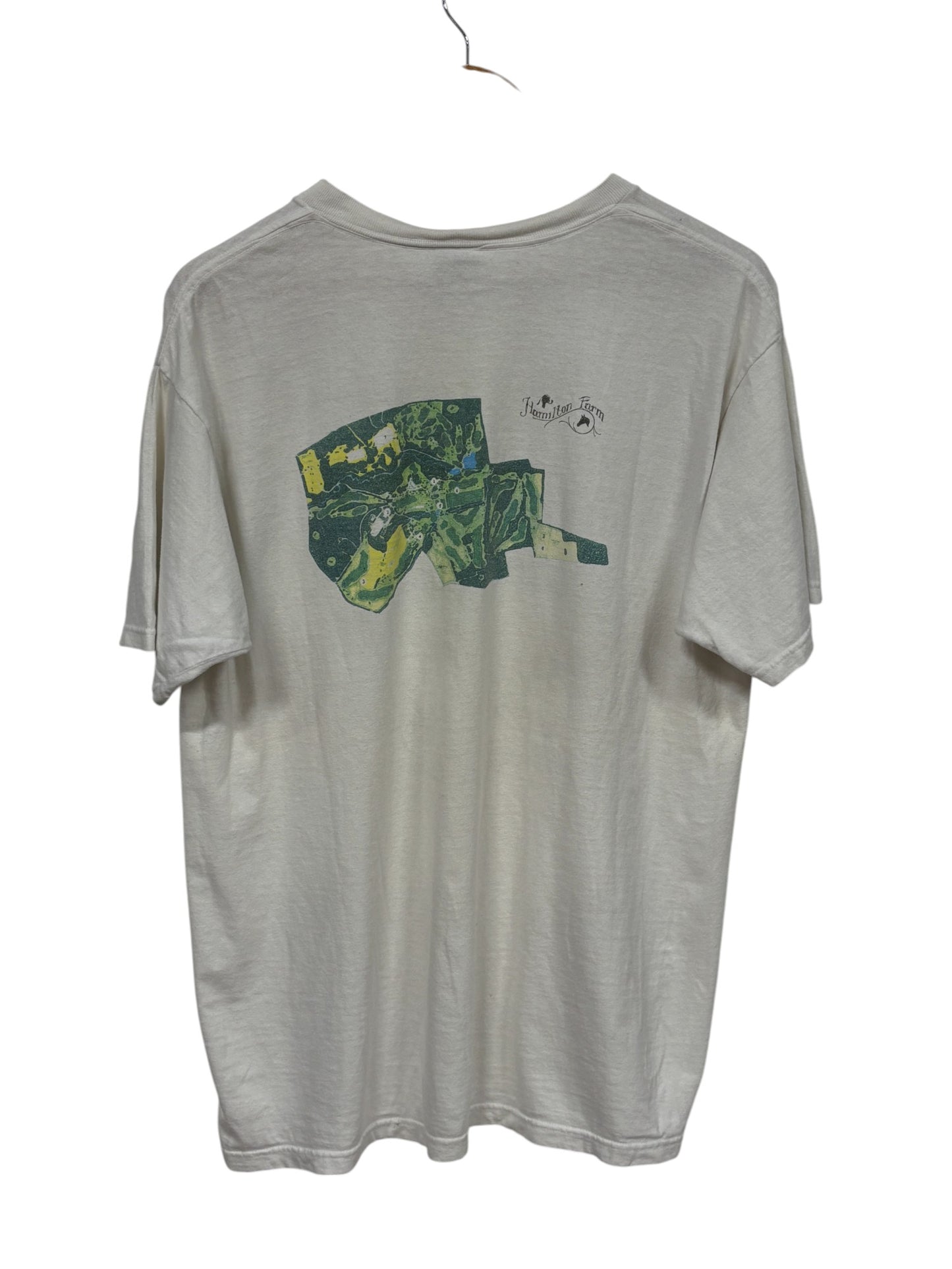 Vintage 2000 Equestrian Team Cartoon Graphic Tee Size Large
