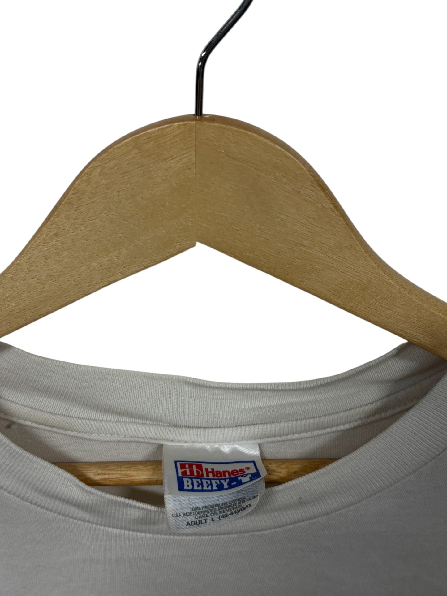 Vintage 00's Wells Fargo Bank Small Logo Graphic Tee Size Large