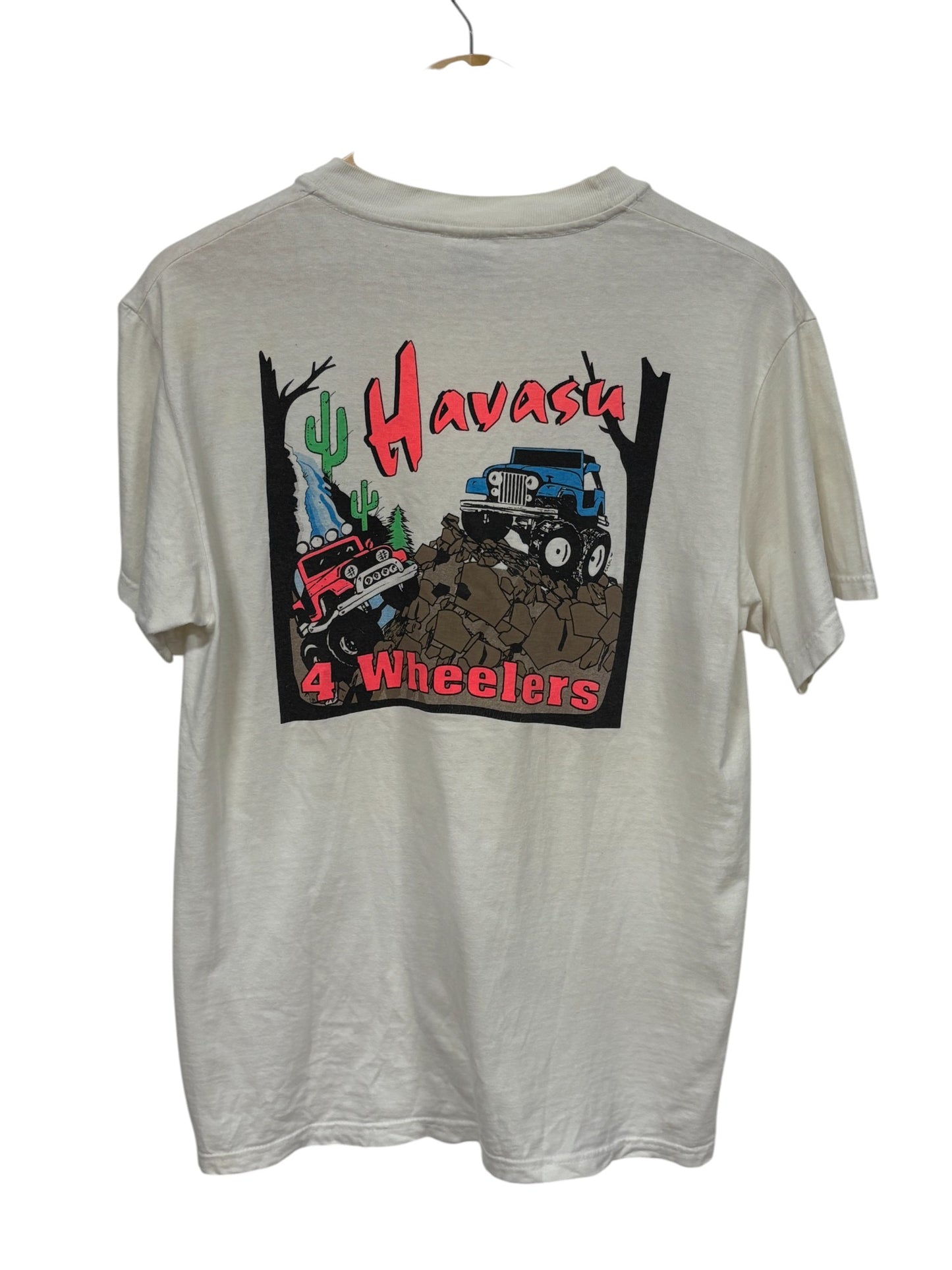 Vintage 90's Havasu 4 Wheelers Graphic Tee Size Medium