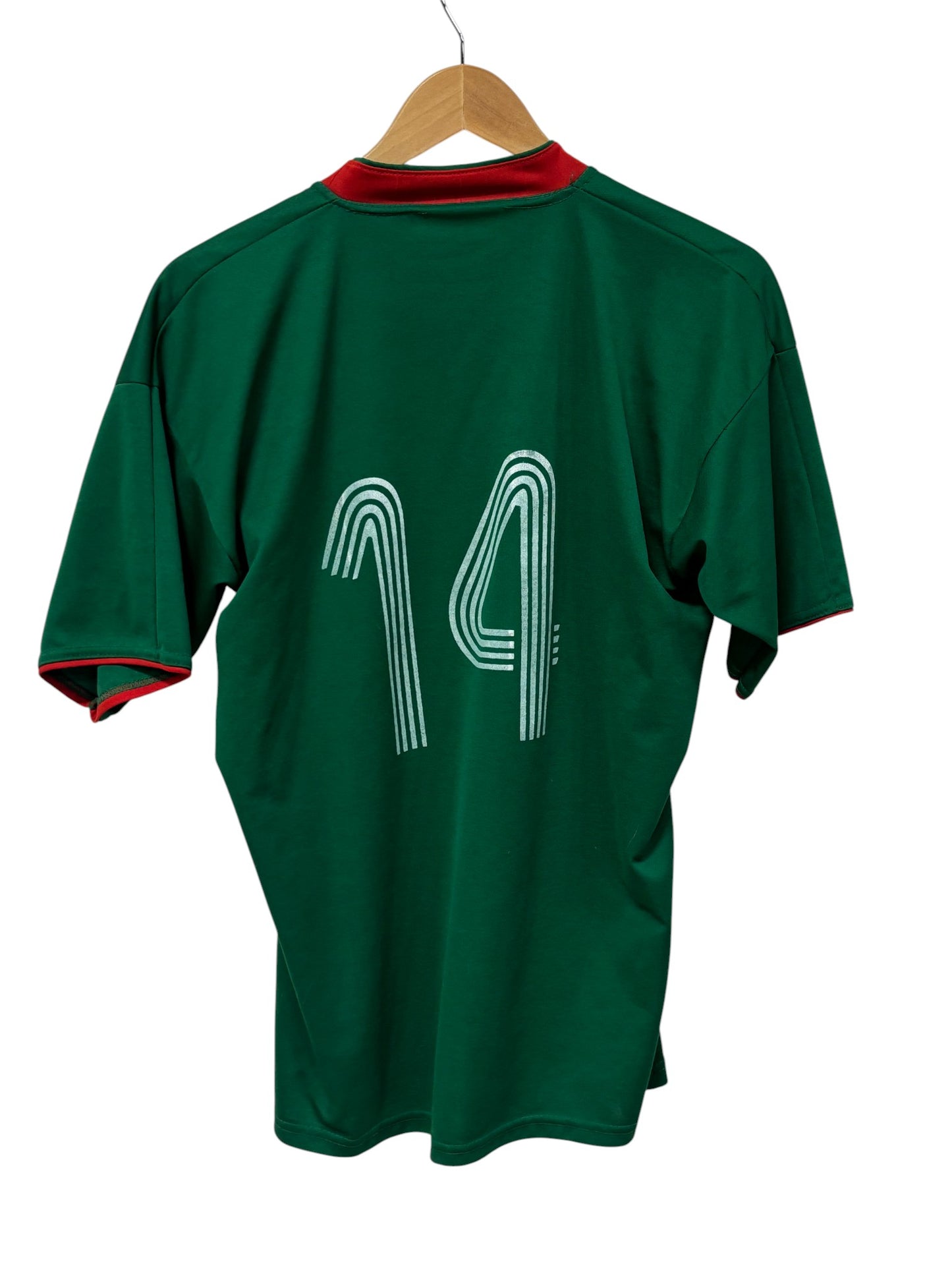 Vintage Bolivia Green Soccer Futbol Jersey #14 Size Medium