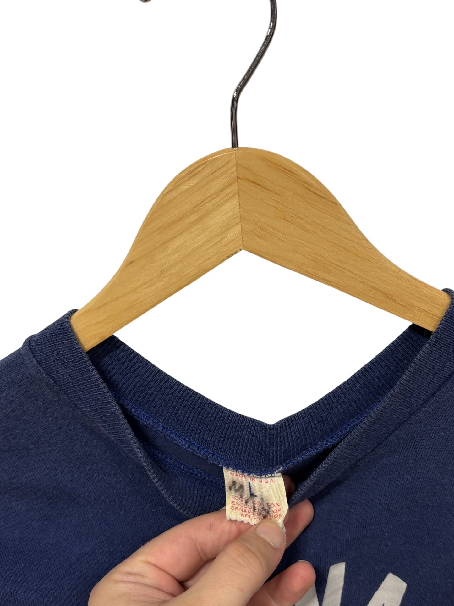 Vintage 70's Schuman Trojans Football Jersey Style Shirt Size Large