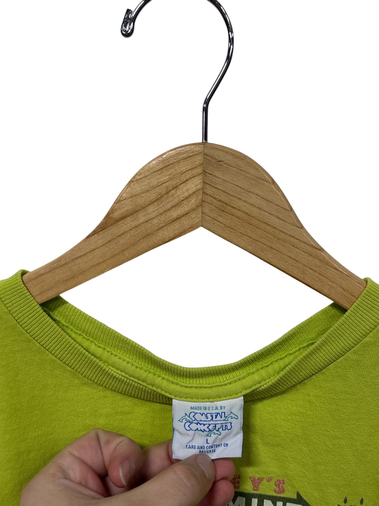 Vintage Y2K Women's Wrigley Doublemint Chewing Gum Tee Size Large