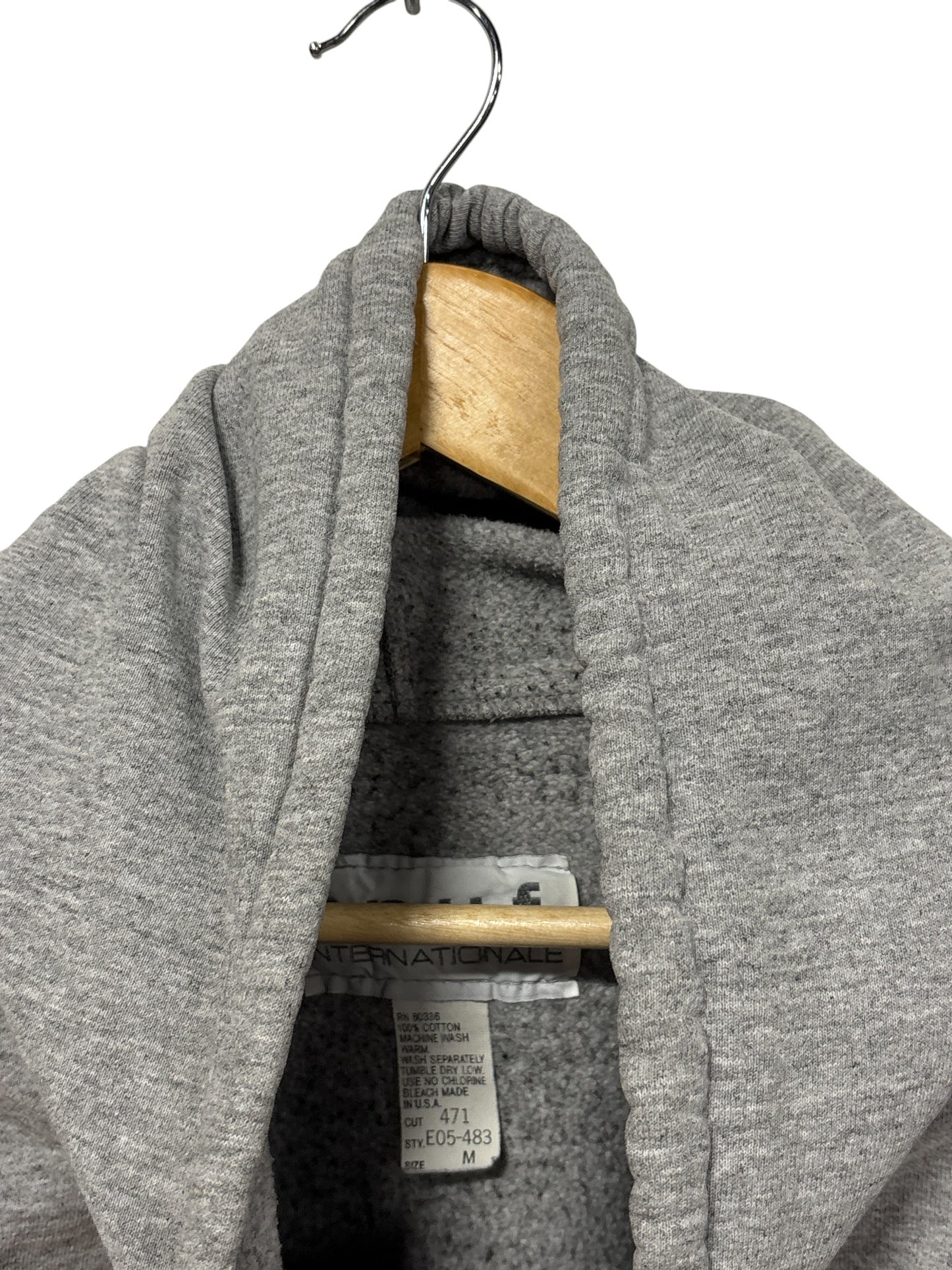 Vintage 90's ENUF International Grey Hoodie Size XL