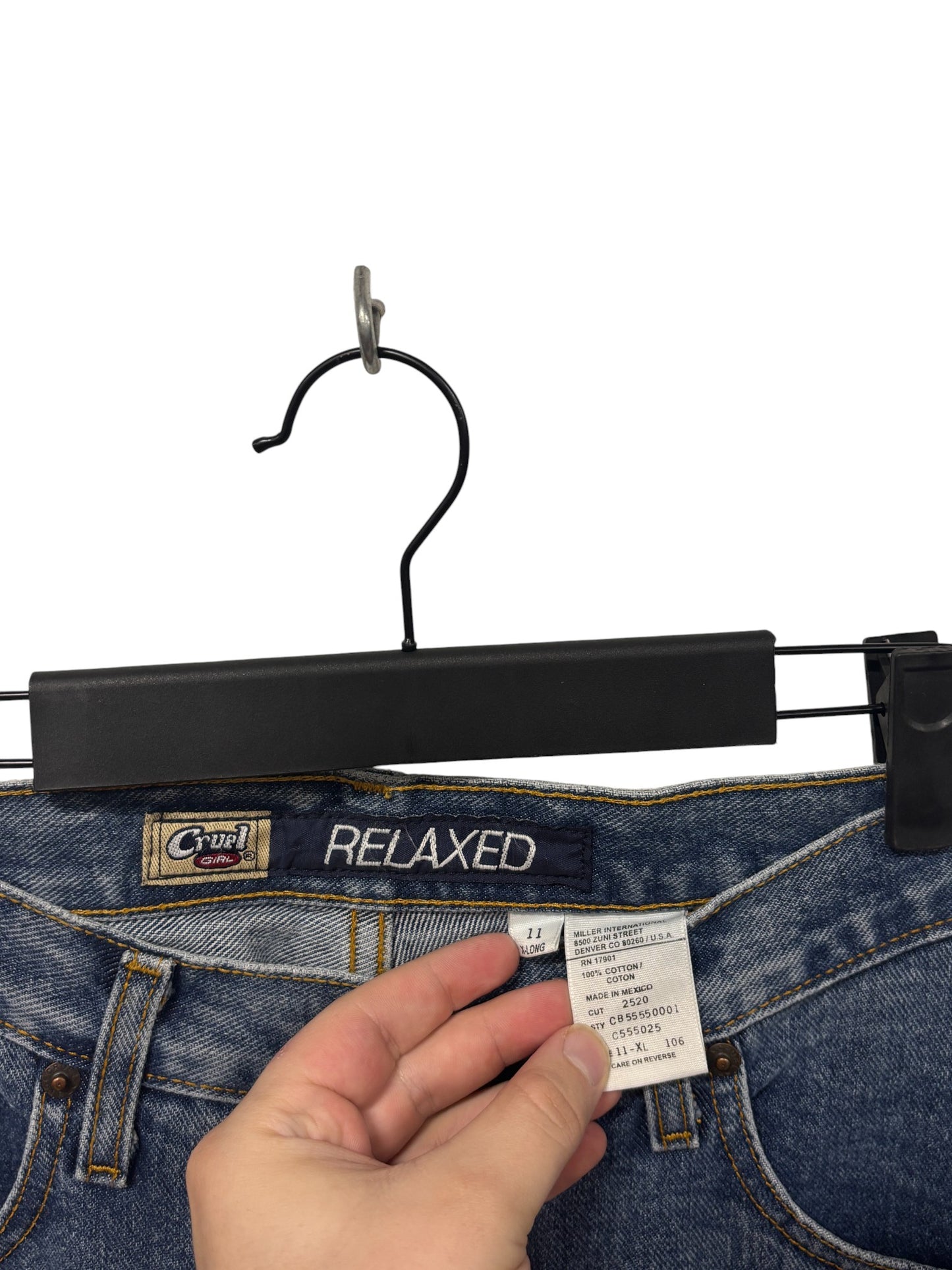 Vintage Y2K Cruel Girl Women's Relaxed Fit Denim Jeans Size 30x36