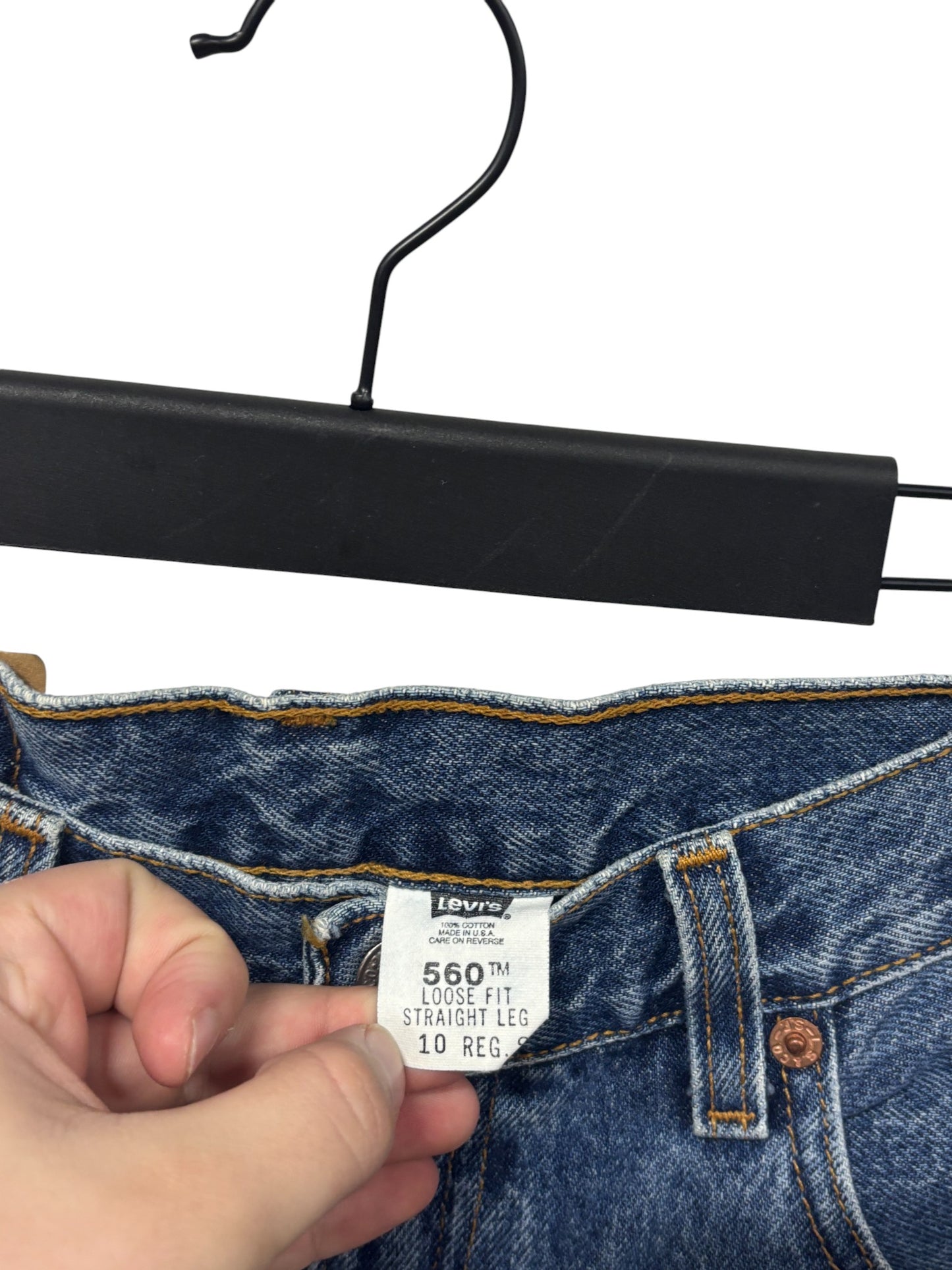 Vintage 90's Women's Levi's 560 Loose Fit Baggy Denim Jeans Size 30x29