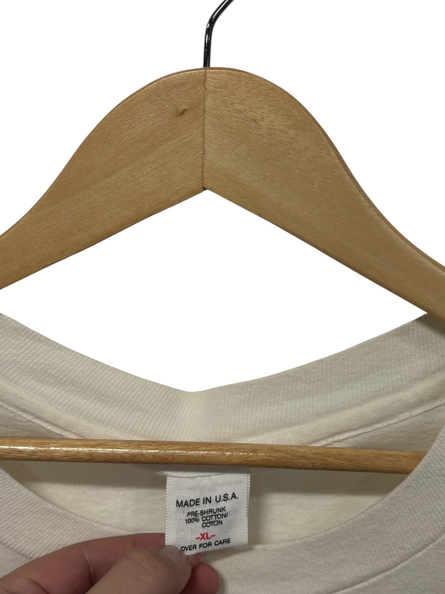 Vintage 90's ENUF International Spell Out Graphic Tee Size XL