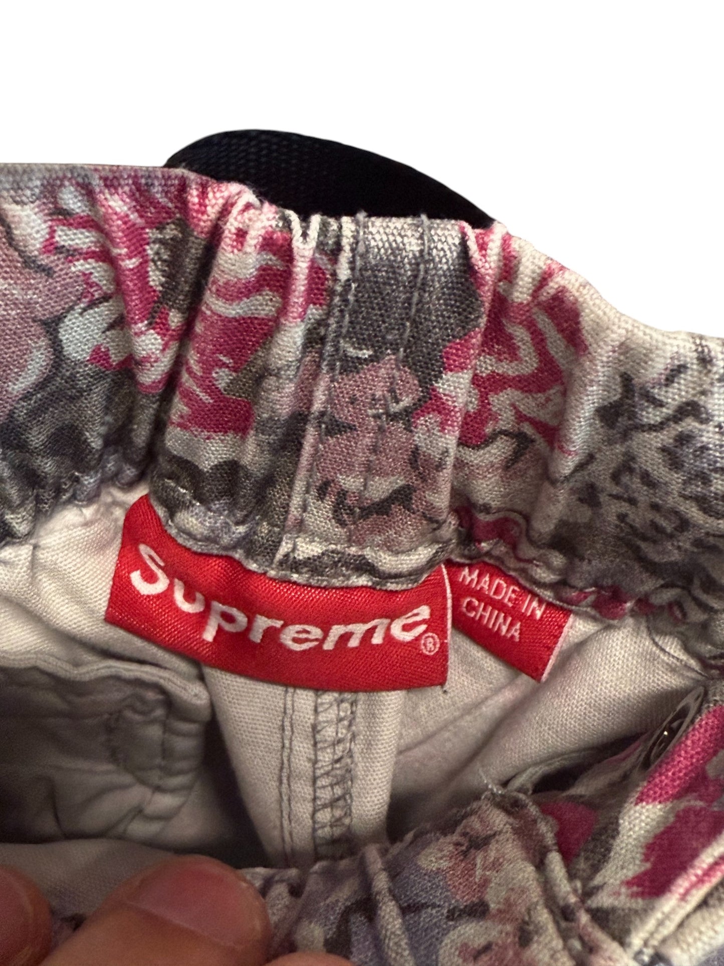 Supreme SS23 Floral Print Belted Trail Pants Size Medium
