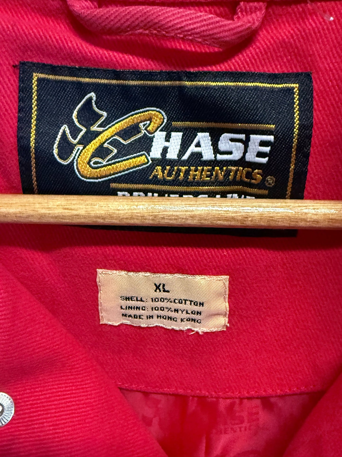 Vintage Chase Authentics Dale Earnhardt Jr. NASCAR Budweiser Jacket Size XL