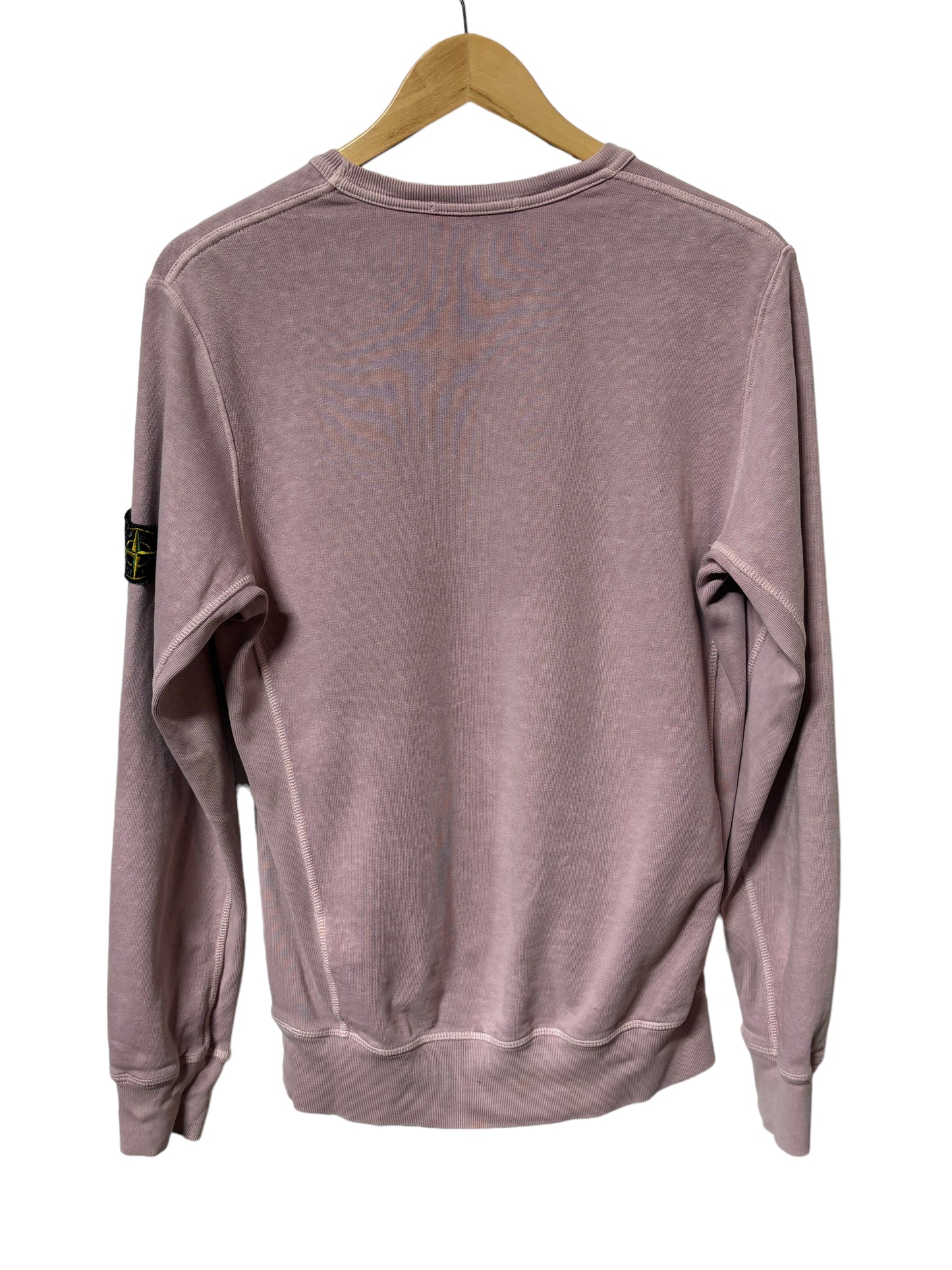 Stone Island Overdyed Lavender Purple Crewneck Sweater Size Medium