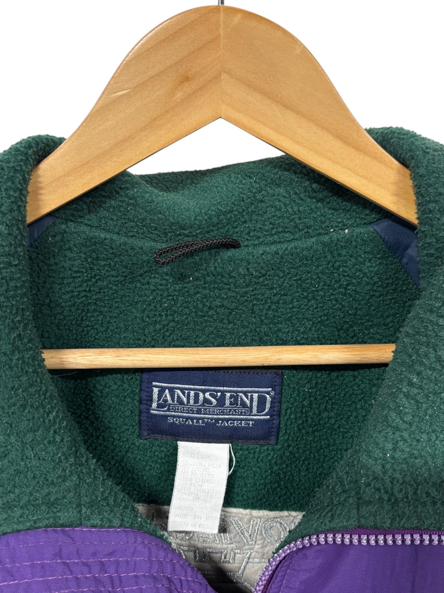 Vintage 90's Lands End Mighty Ducks Movie Cast and Crew Jacket Size Medium