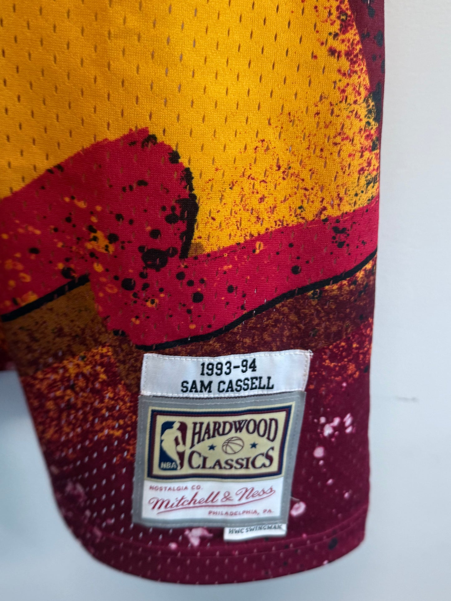 Mitchell & Ness Houston Rockets Sam Cassell #10 Jersey Size XXL