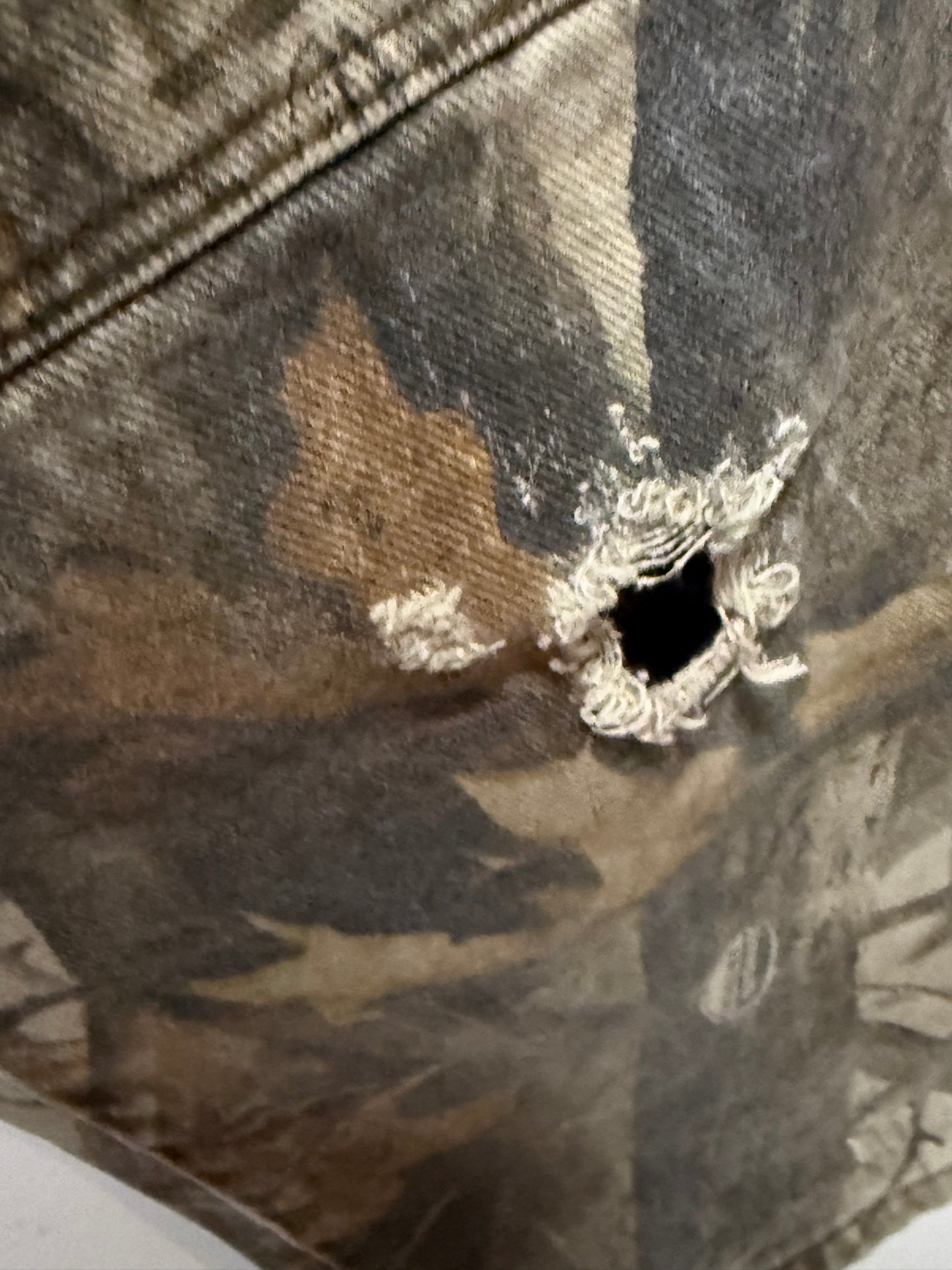 Wrangler RealTree Double Knee Woodland Hunting Camo Pants Size 34x31