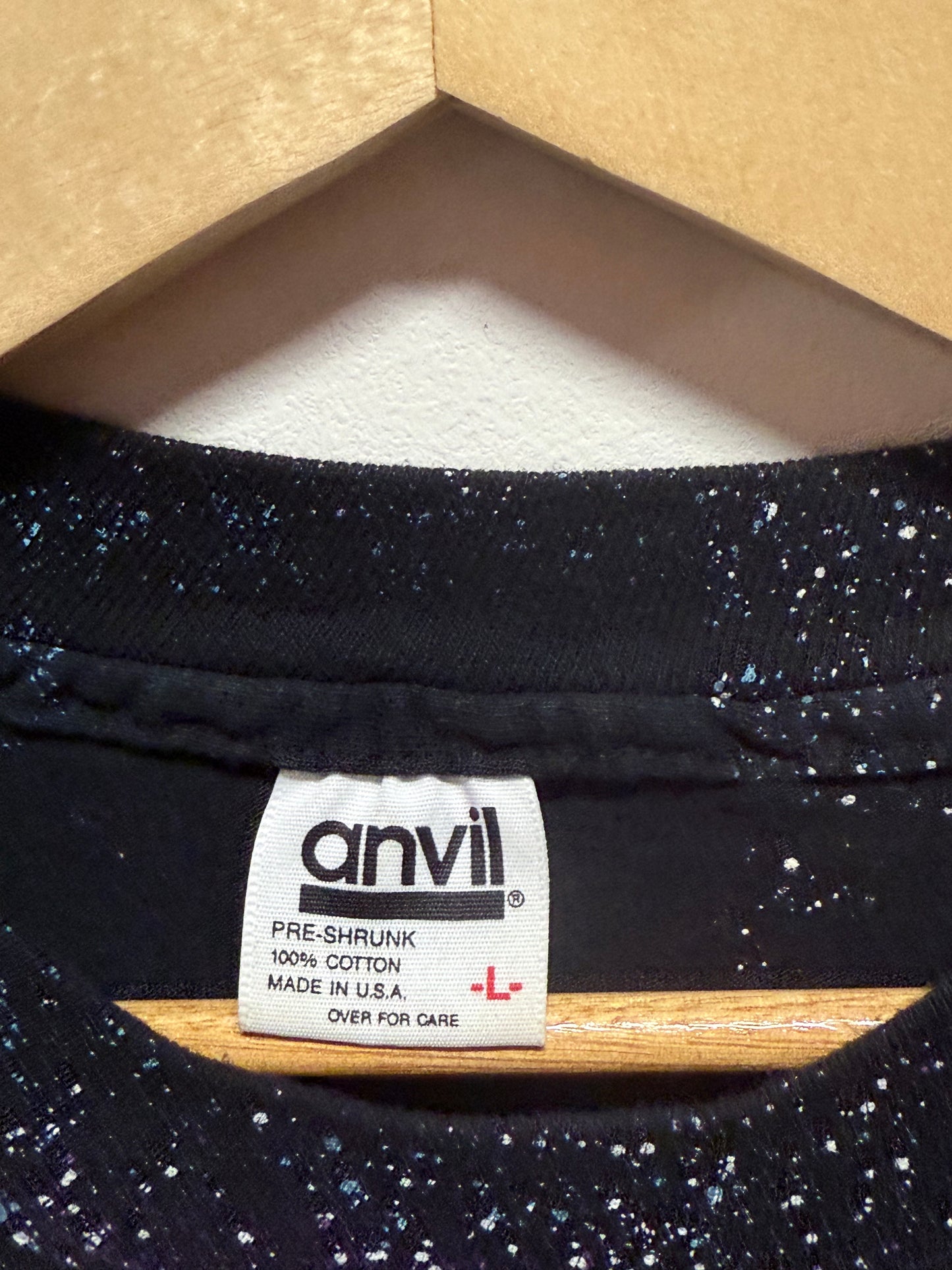 Vintage 90's Wolf Pack AOP All Over Nature Graphic Tee Size Large