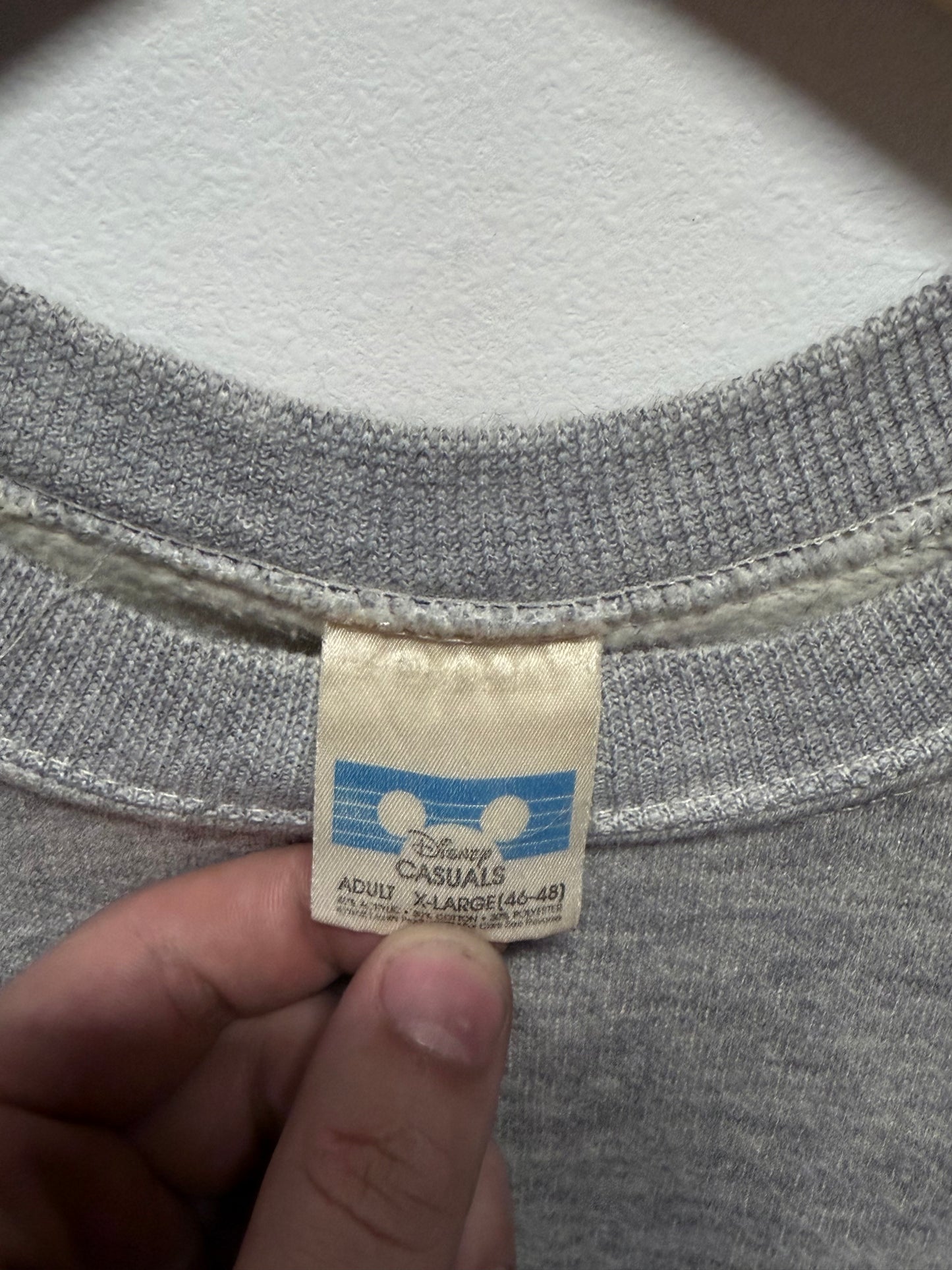 Vintage 80's Disney Mickey Mouse Cartoon Sweater Size XL