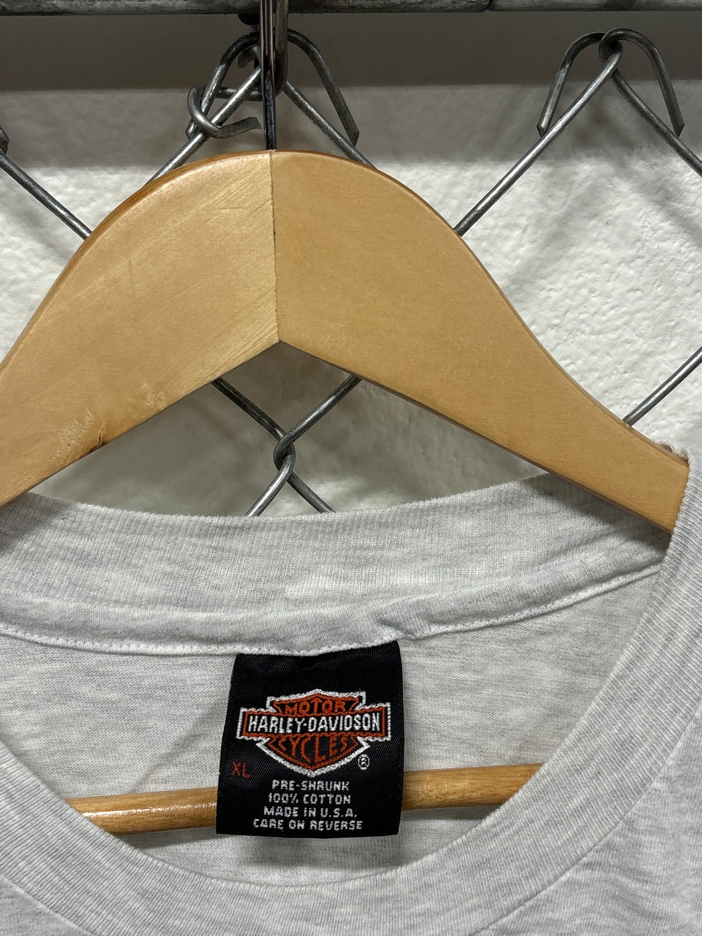Vintage 1994 Harley Davidson Chrome Fever Engine Biker Graphic Tee Size XL