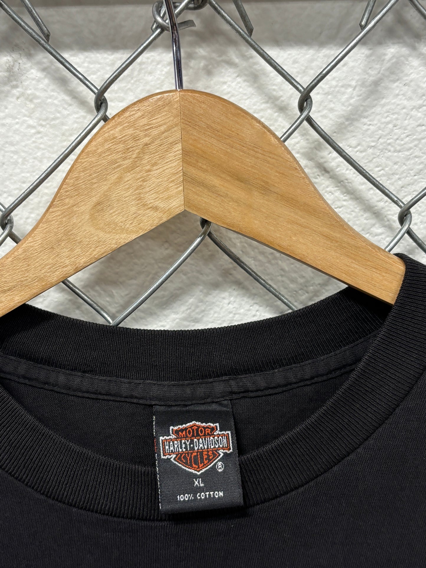 Vintage Harley Davidson Fat Is Where It's At Biker Graphic Tee Size XL