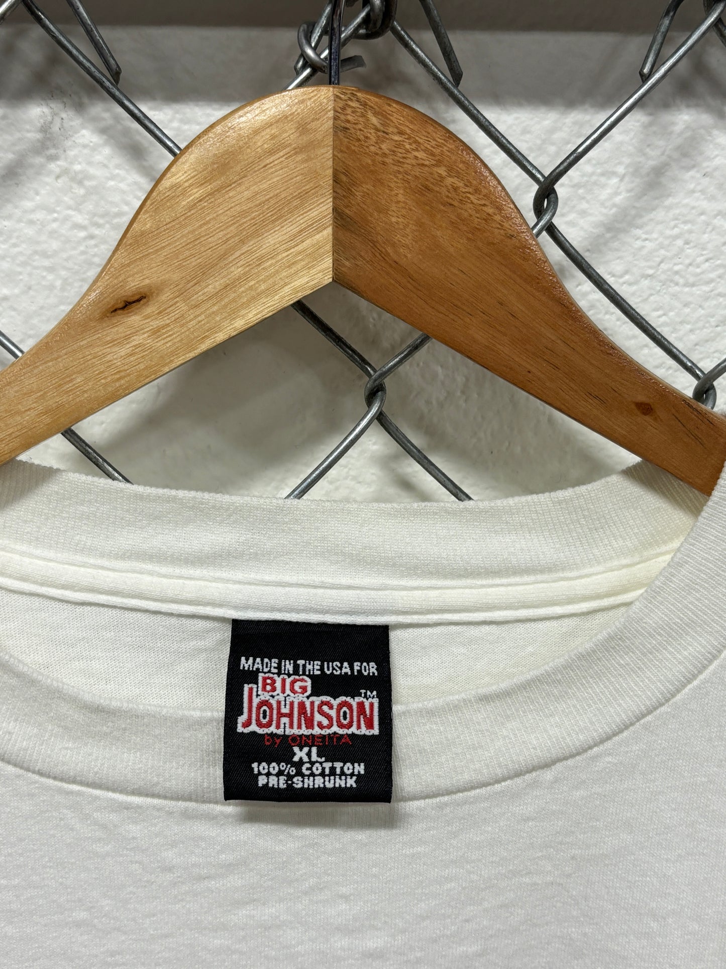 Vintage 90's Big Johnson Baseballs Funny Graphic Tee Size XL