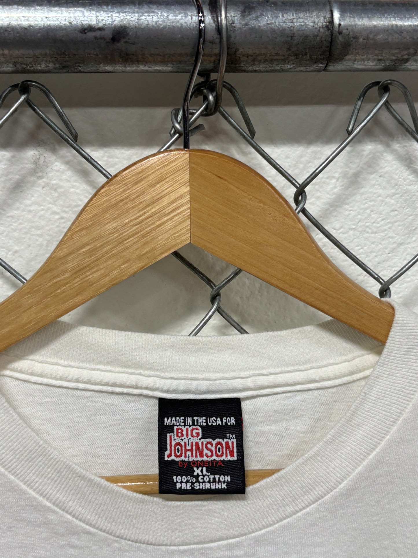 Vintage 90's Big Johnson Nightsticks Police Funny Graphic Tee Size XL