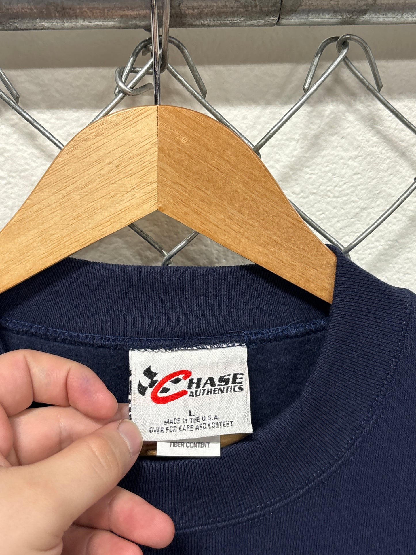 Vintage 90's Rusty Wallace Miller Lite Racing NASCAR Sweater Size Large