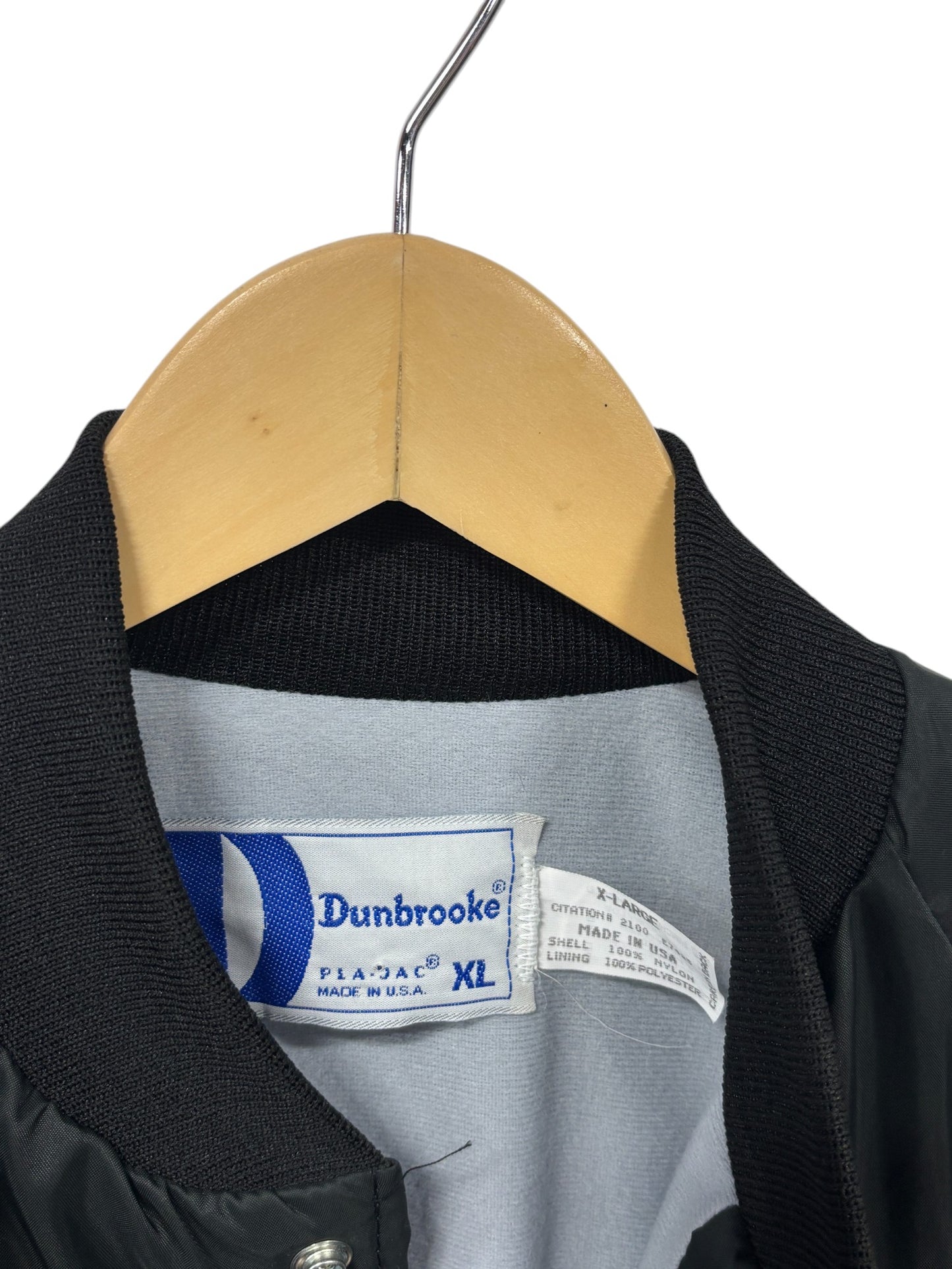 Vintage Sunkist Nylon Bomber Jacket Size XL
