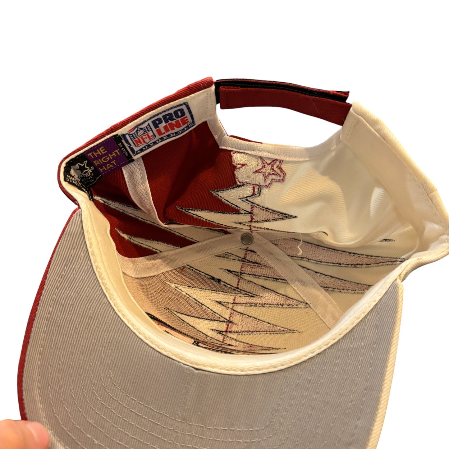 Vintage 90's Starter San Francisco 49ers Shockwave Hat